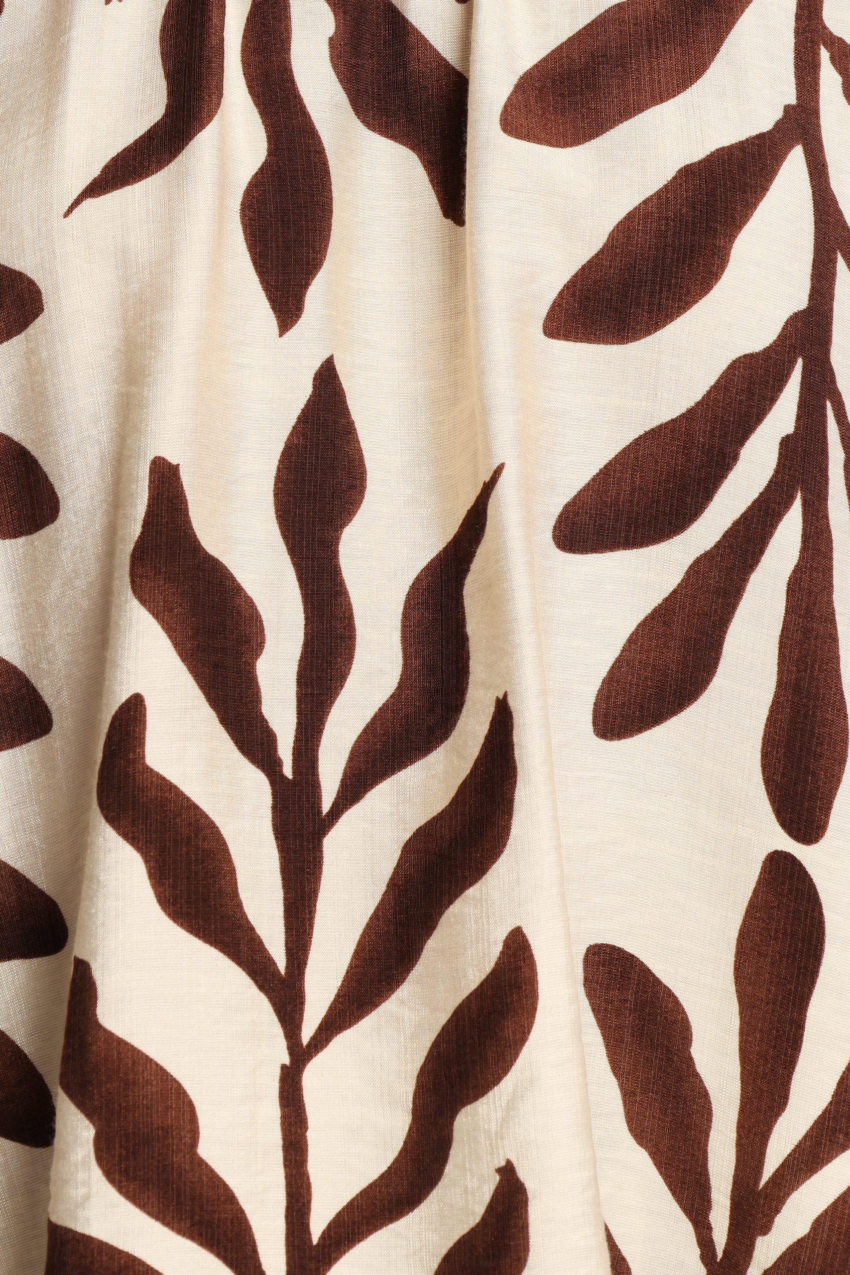 July Long Sleeve Smock Top - Brown Palm - Image 8