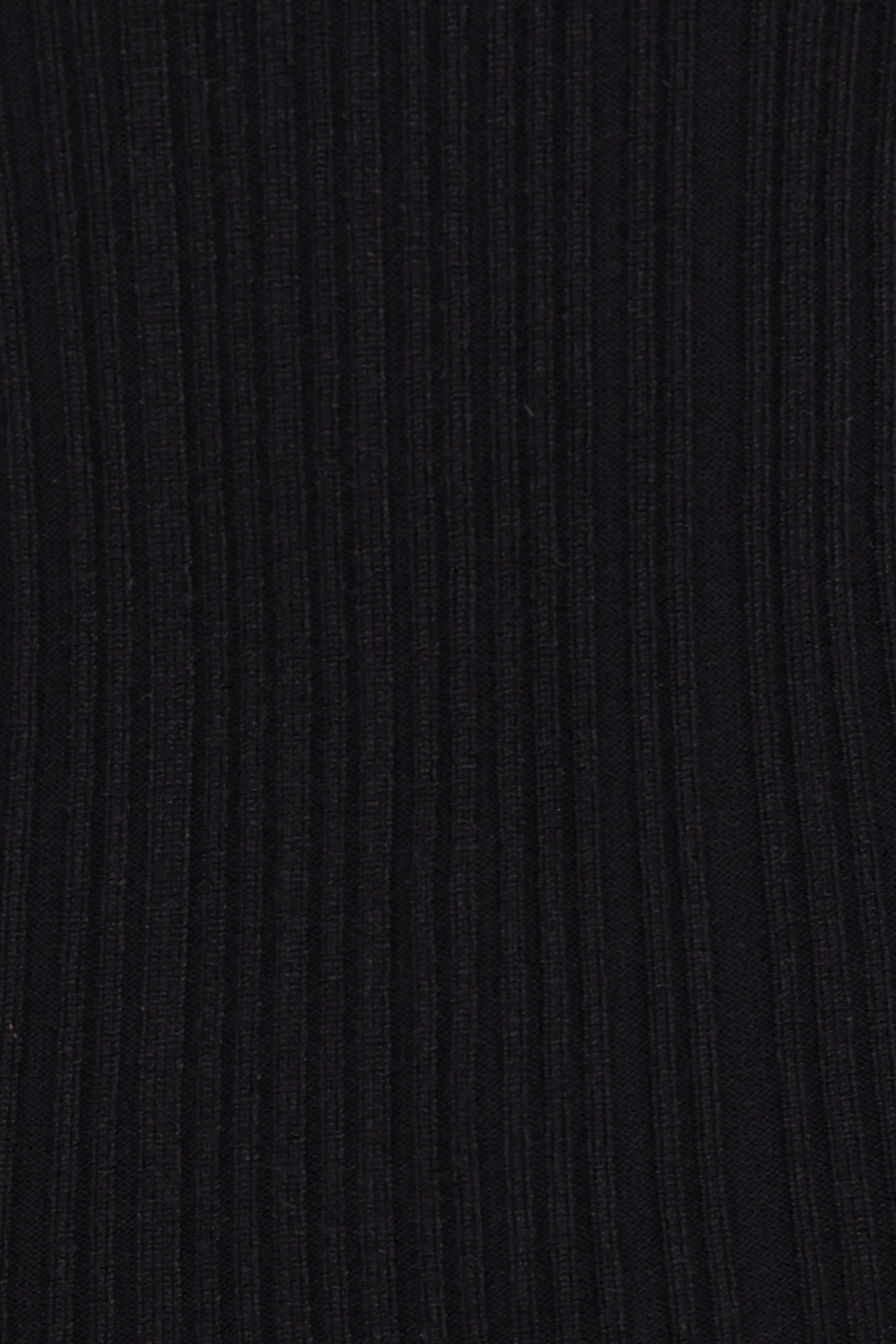 Junia Tie Back Knit Top - Black - Image 7
