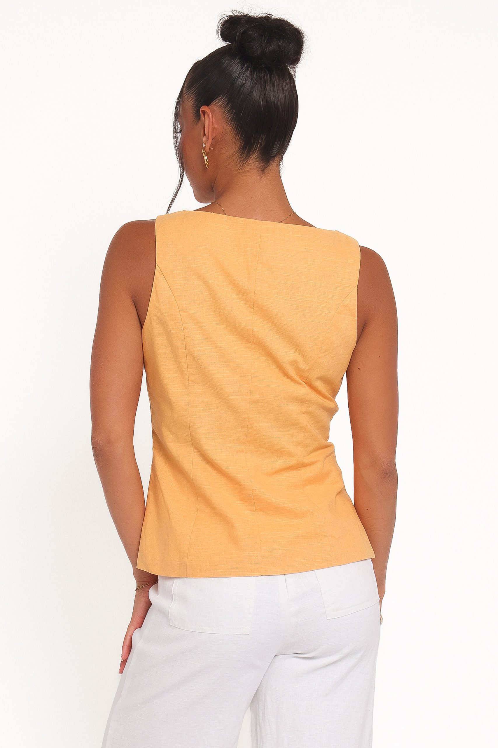 Kalyssa Asymmetrical Vest - Mango - Image 5