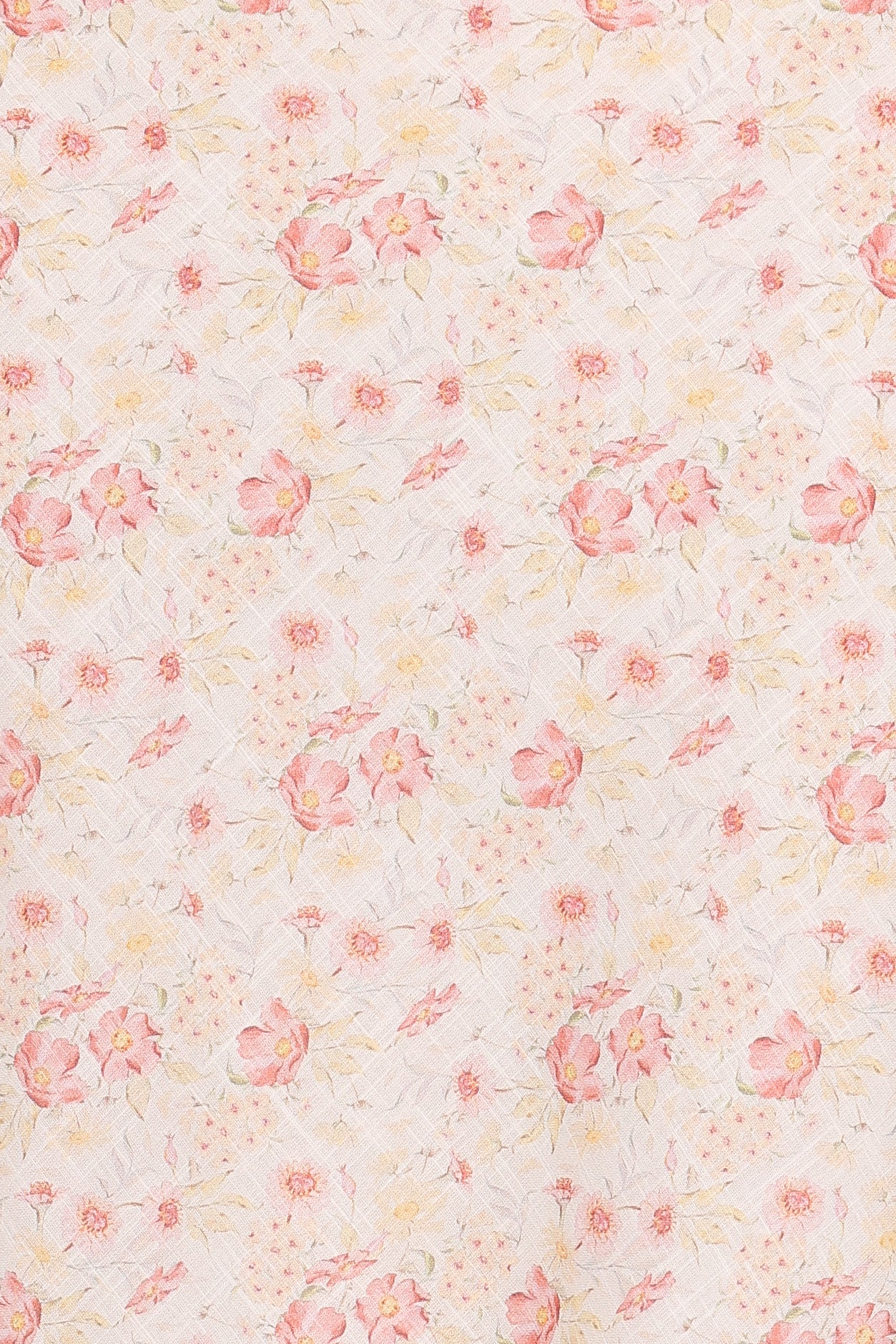 Kedra Tie Shoulder Top - Peach Ditsy Floral - Image 7
