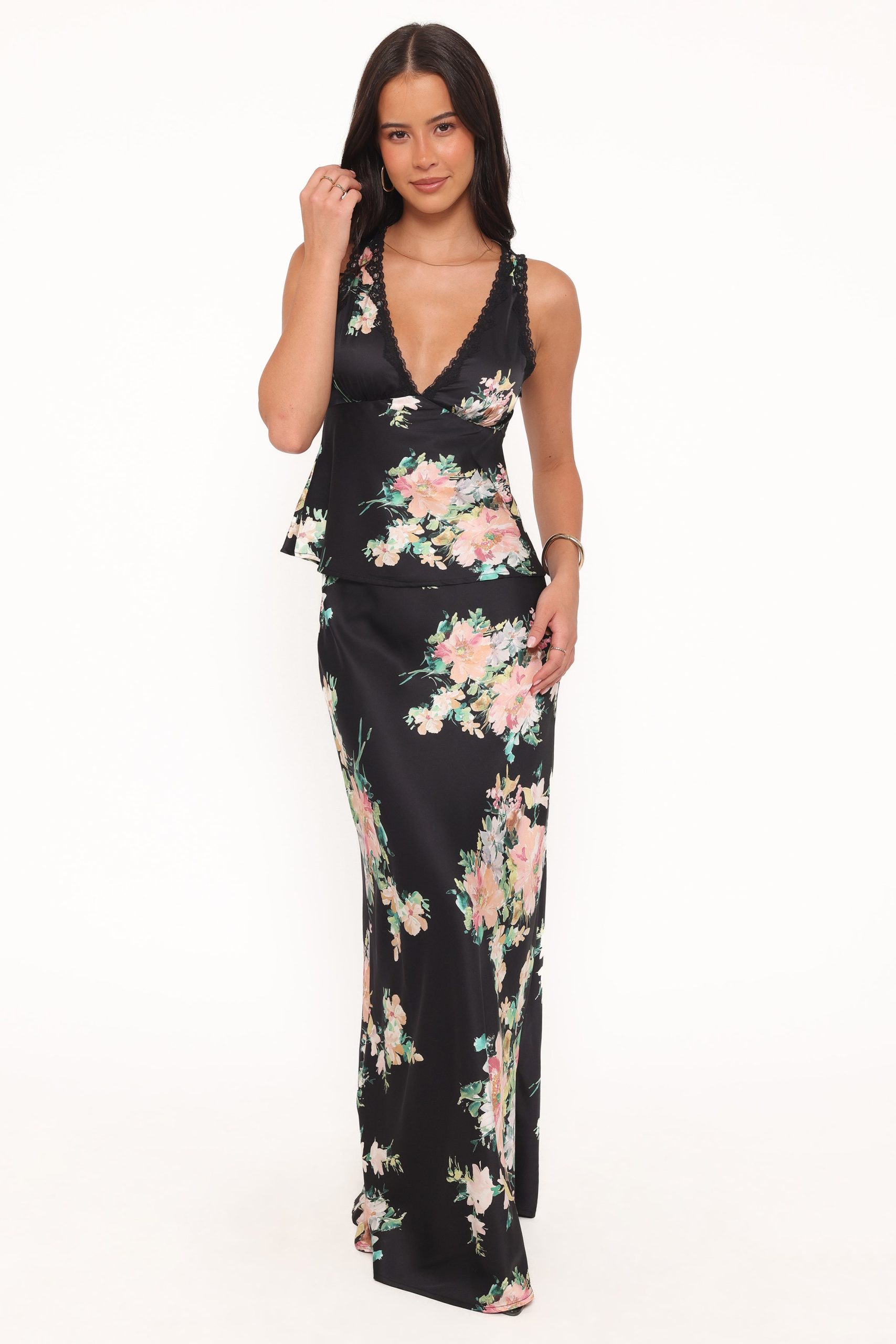 Kelso Top - Black Floral - Image 2