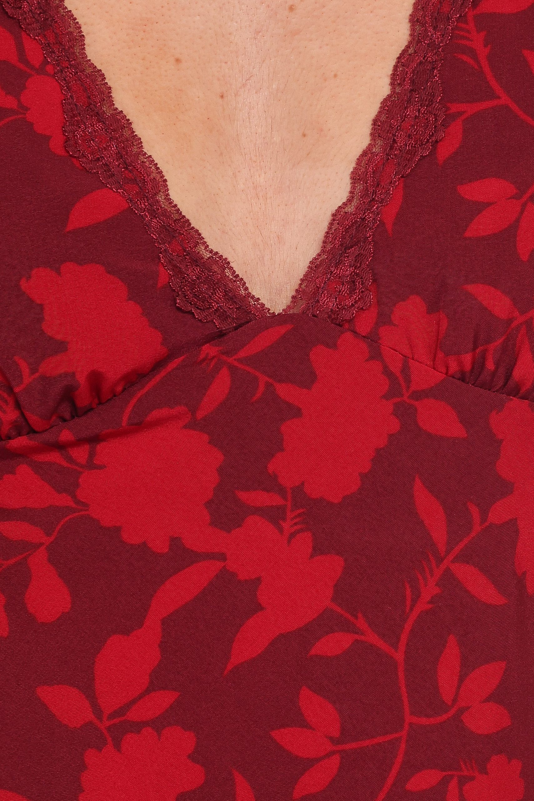 Kelso Top - Burgundy Floral - Image 6