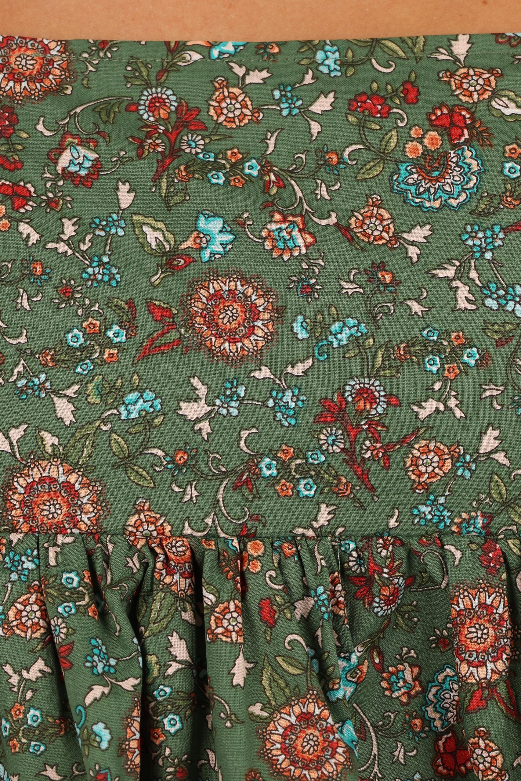 Kenny Top - Green Paisley Floral - Image 10