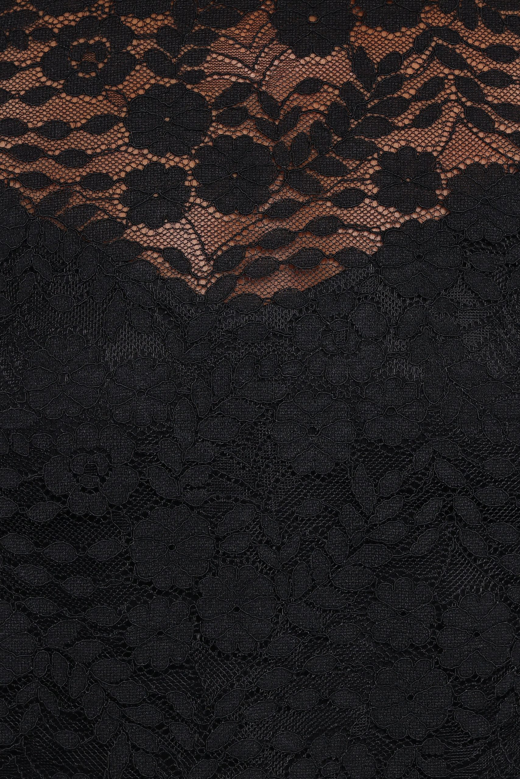 Lettie Lace Ruffle Top - Black - Image 8