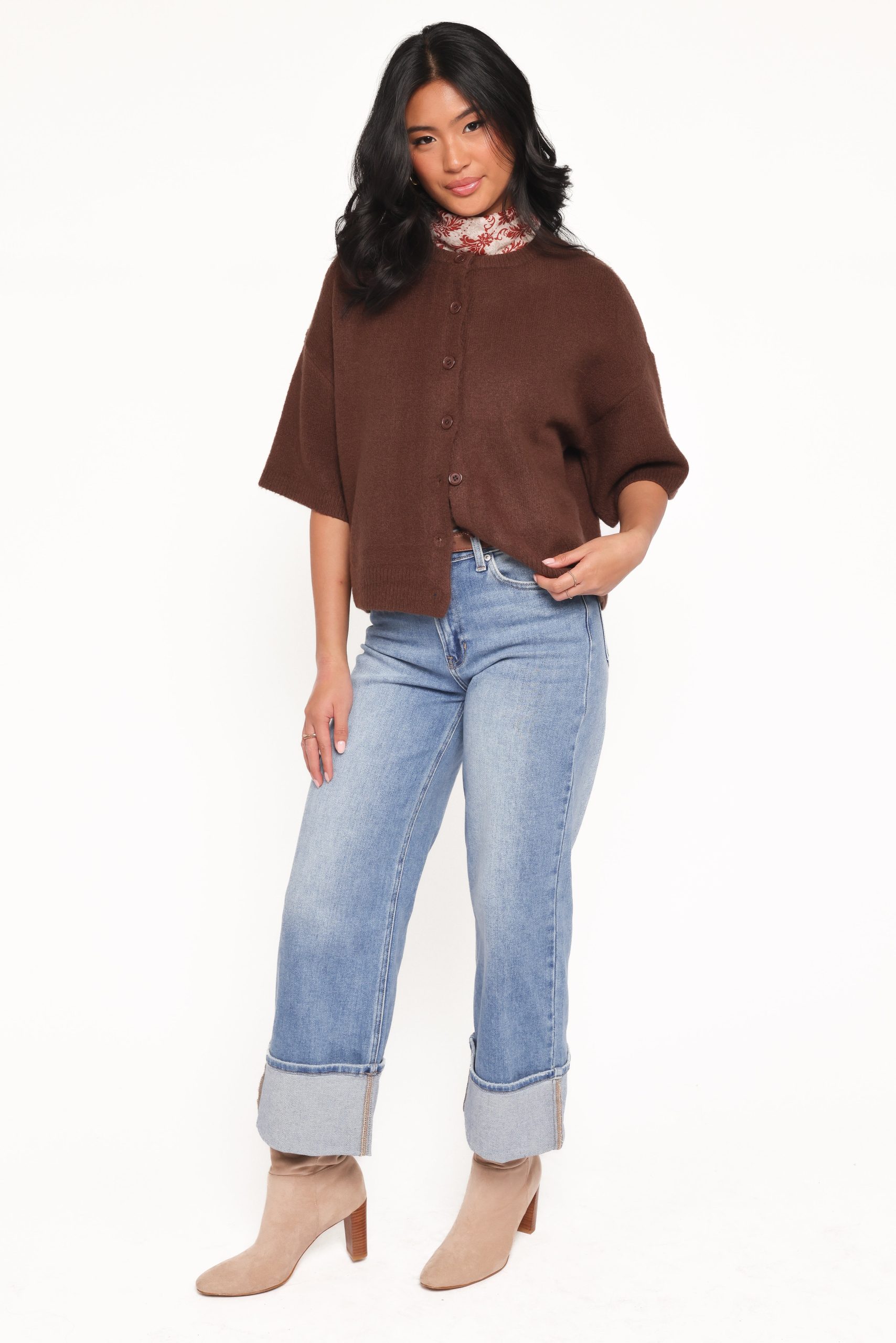 Lilith Knit Top - Chocolate Brown - Image 6