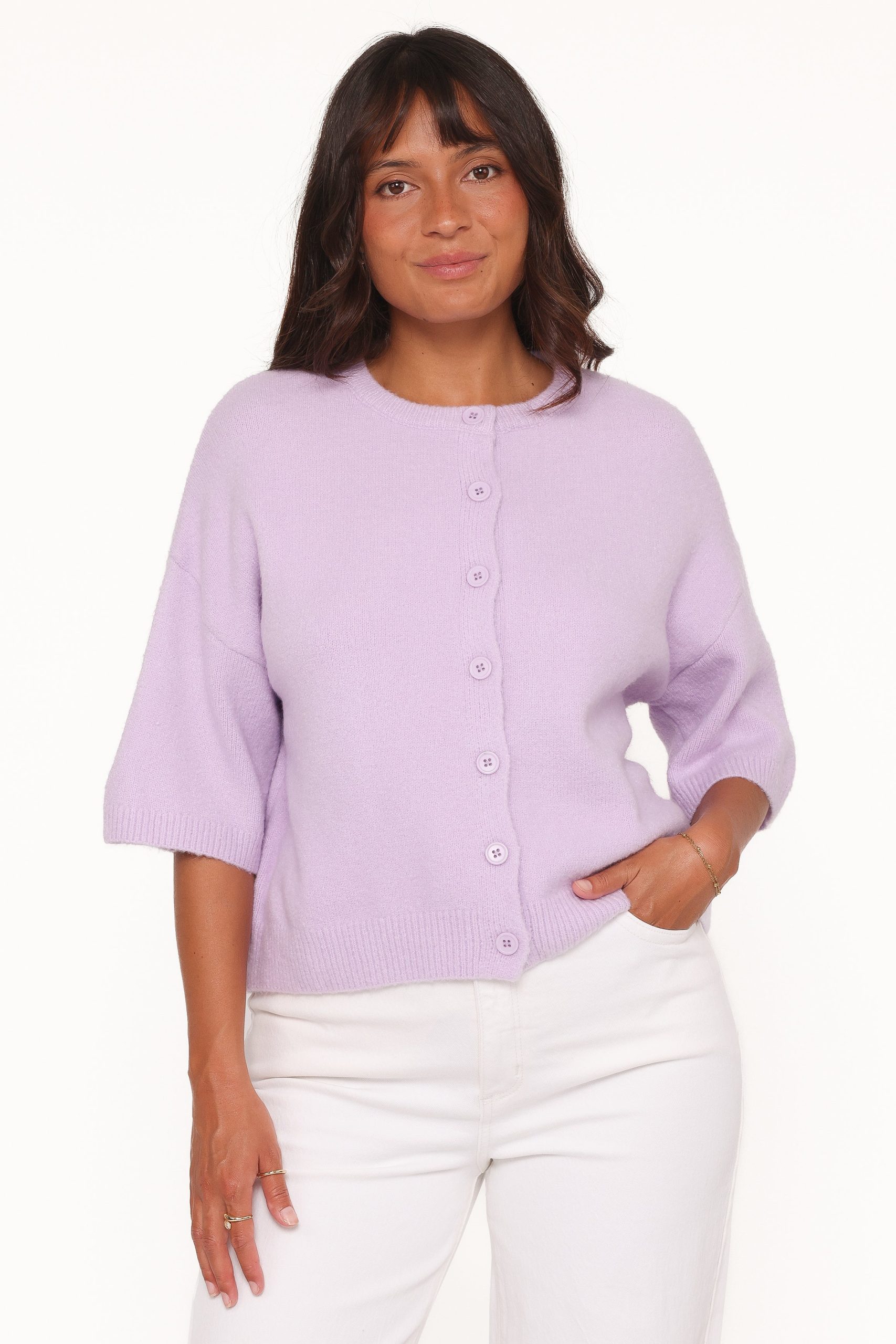Lilith Knit Top - Lilac - Image 2
