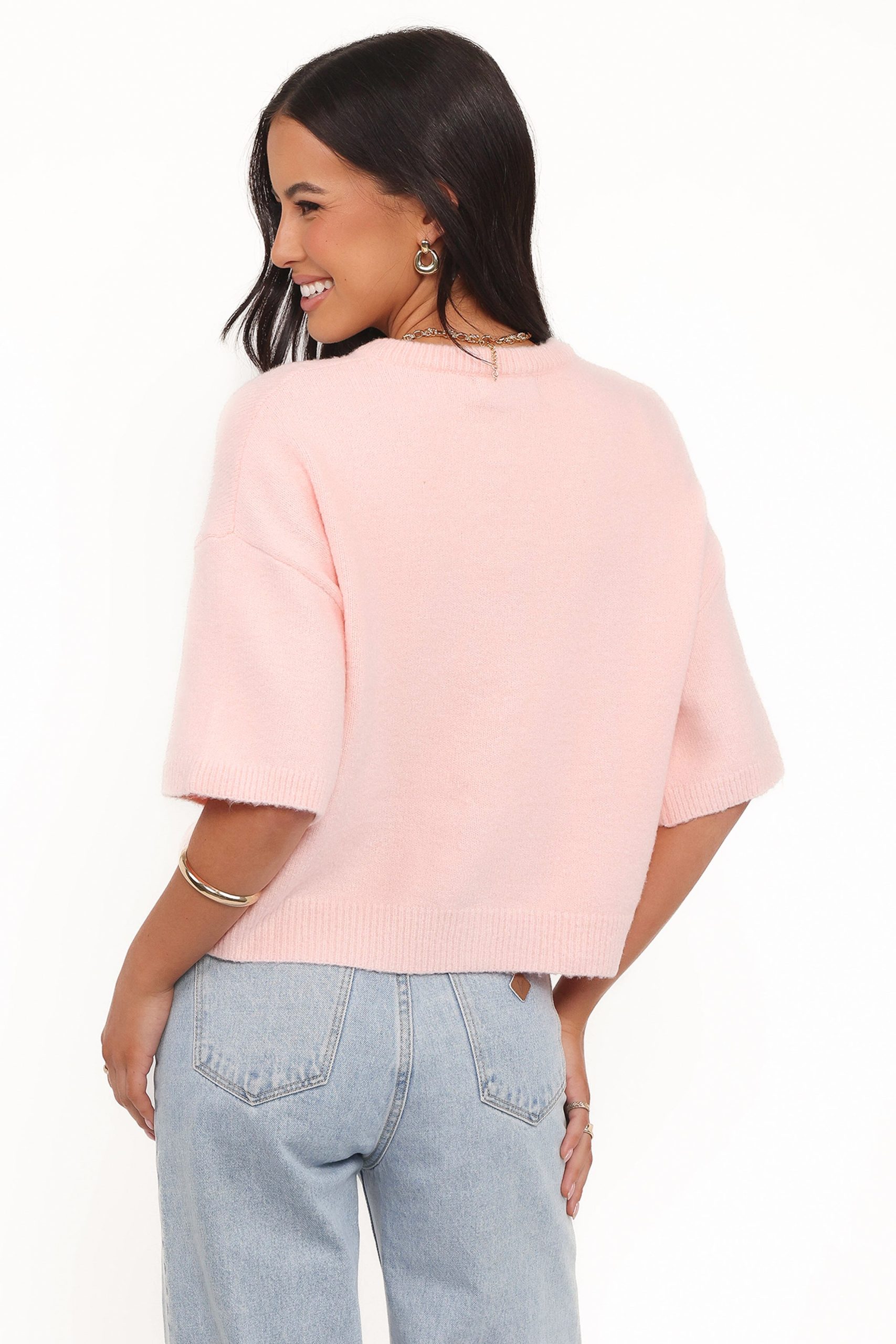 Lilith Knit Top - Pink - Image 4