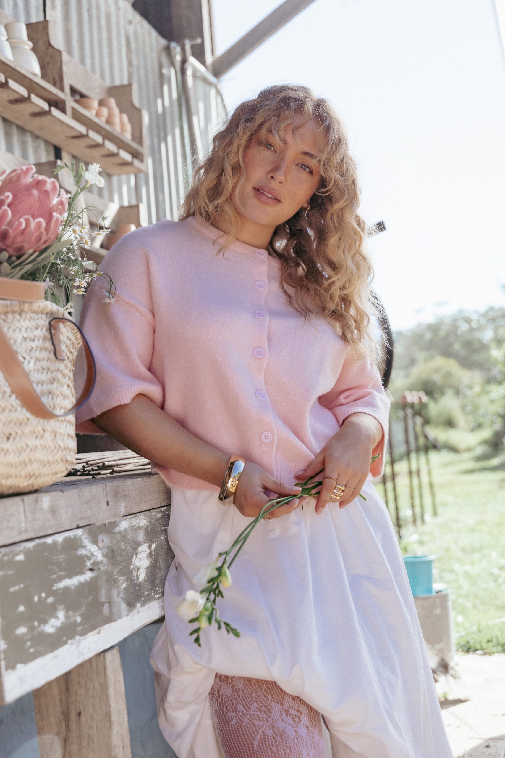 Lilith Knit Top - Pink - Image 6