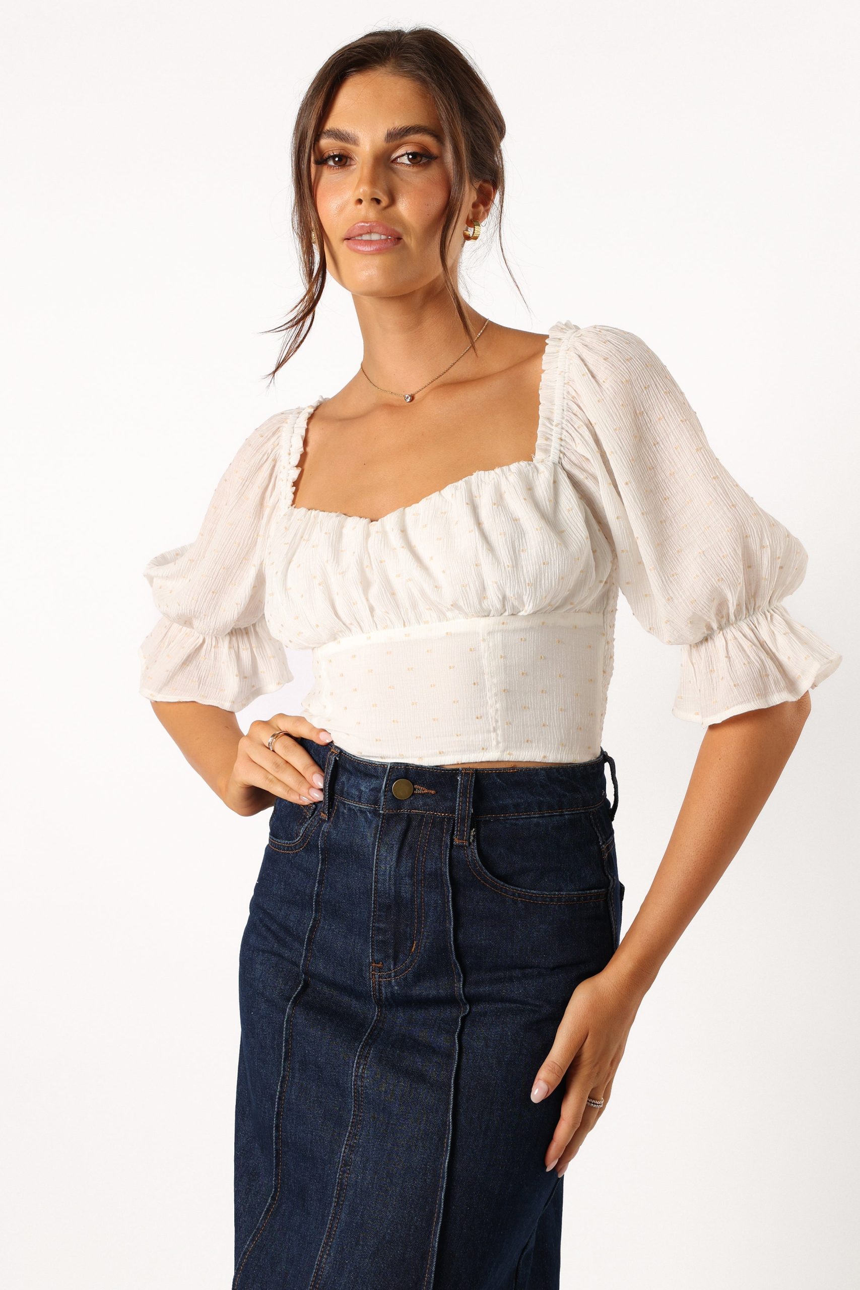 Lily Top - Ivory - Image 2