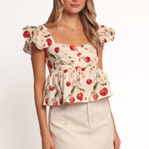 Lyric Ruffle Top - Mon Cheri
