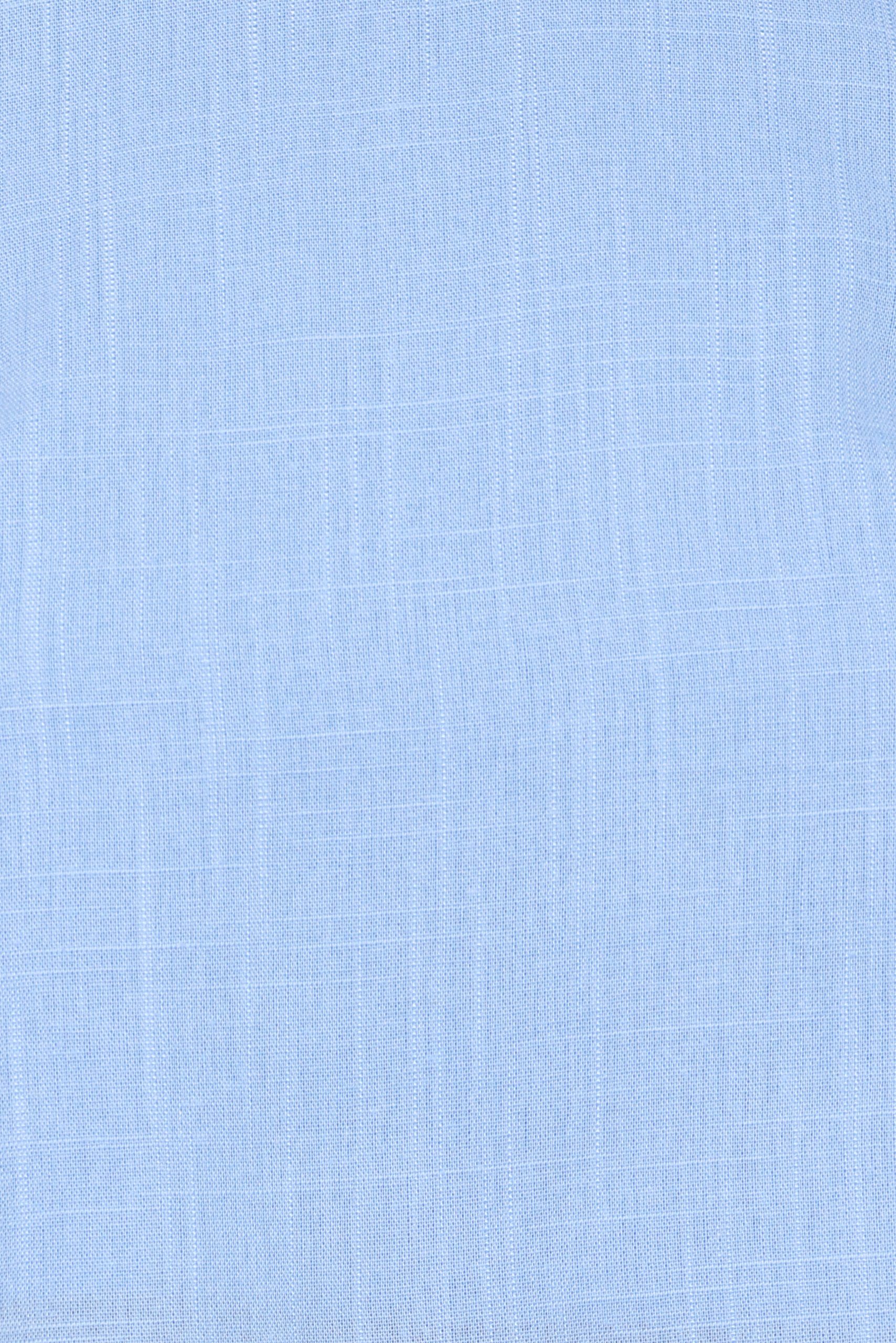 Madison Linen Cropped Tank - Blue - Image 7