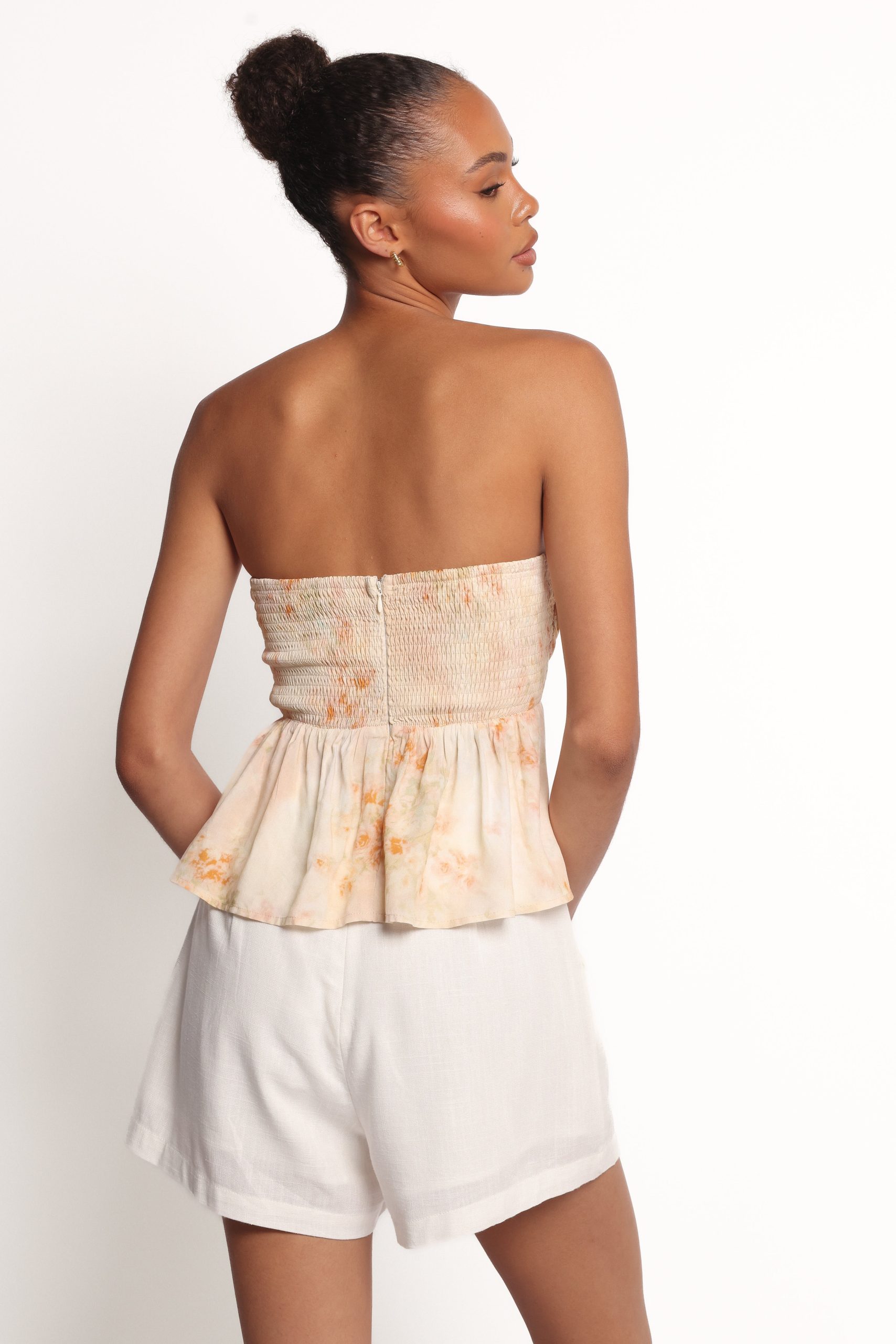 Maia Strapless Top - Floral - Image 3