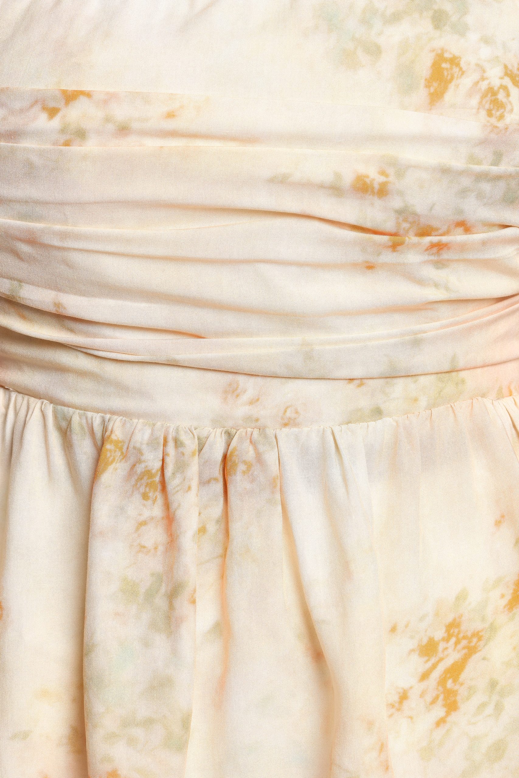 Maia Strapless Top - Floral - Image 5