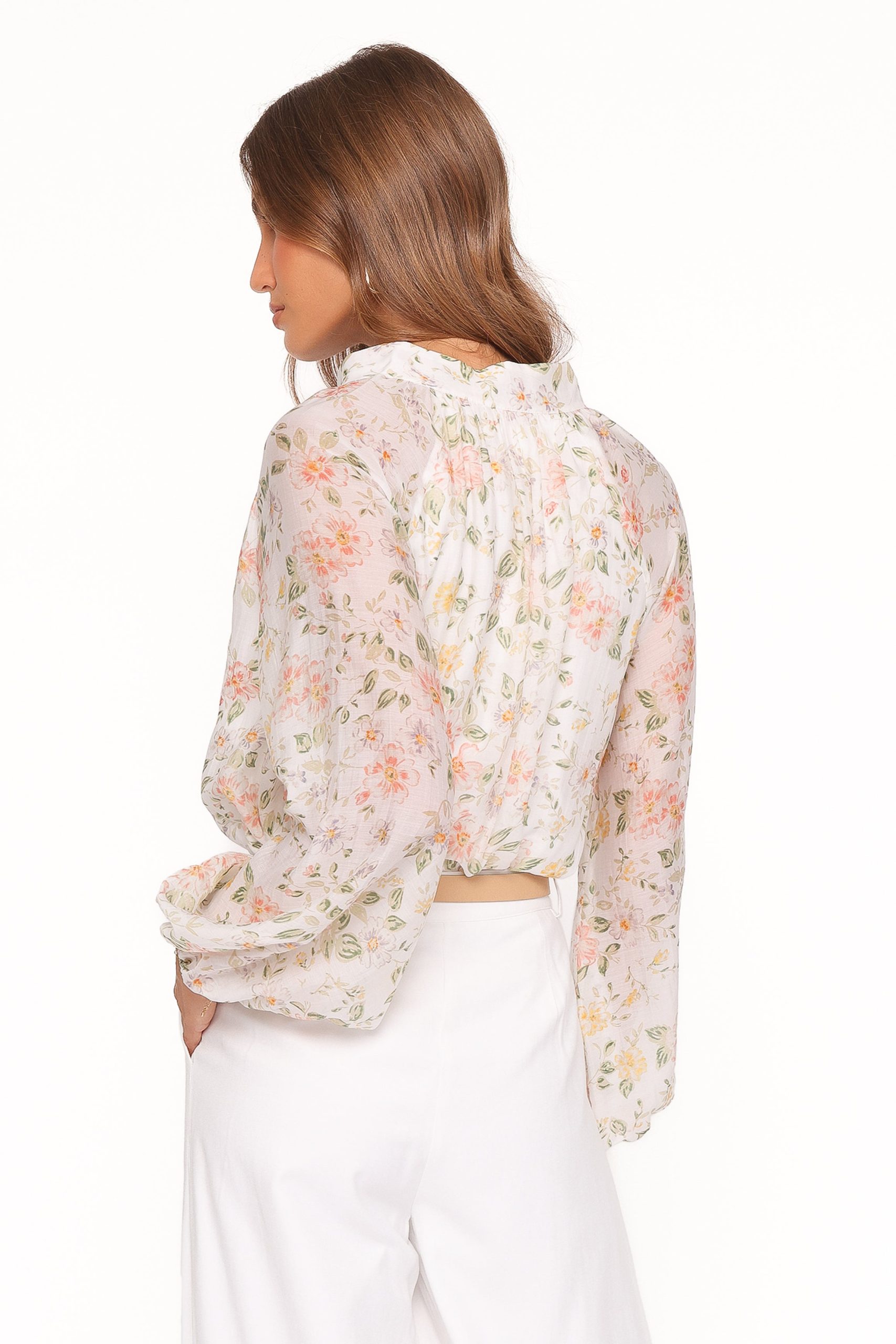 Marni Top - White Multi Floral - Image 5