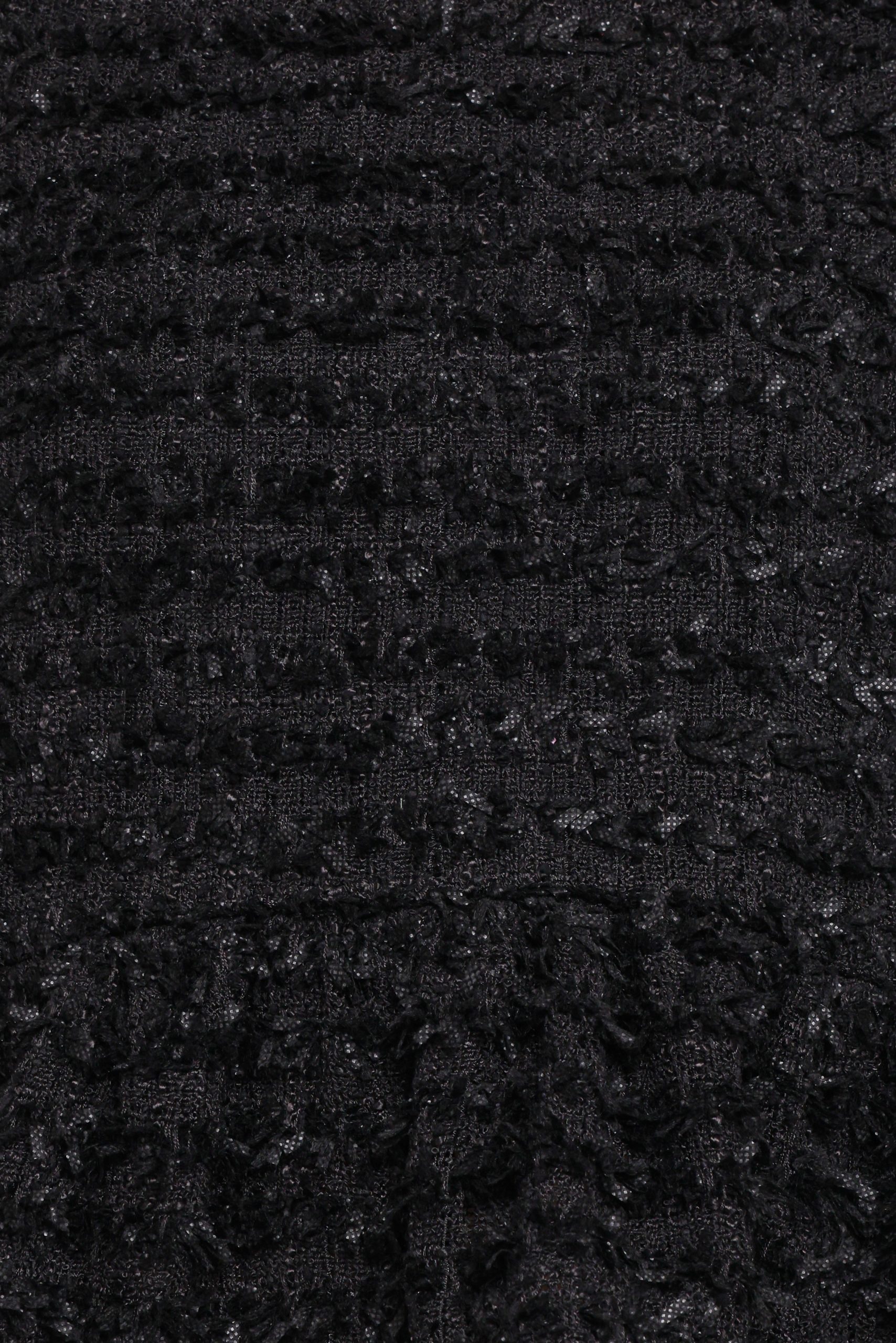 Meira Peplum Drop Hem Tank Top - Black - Image 7