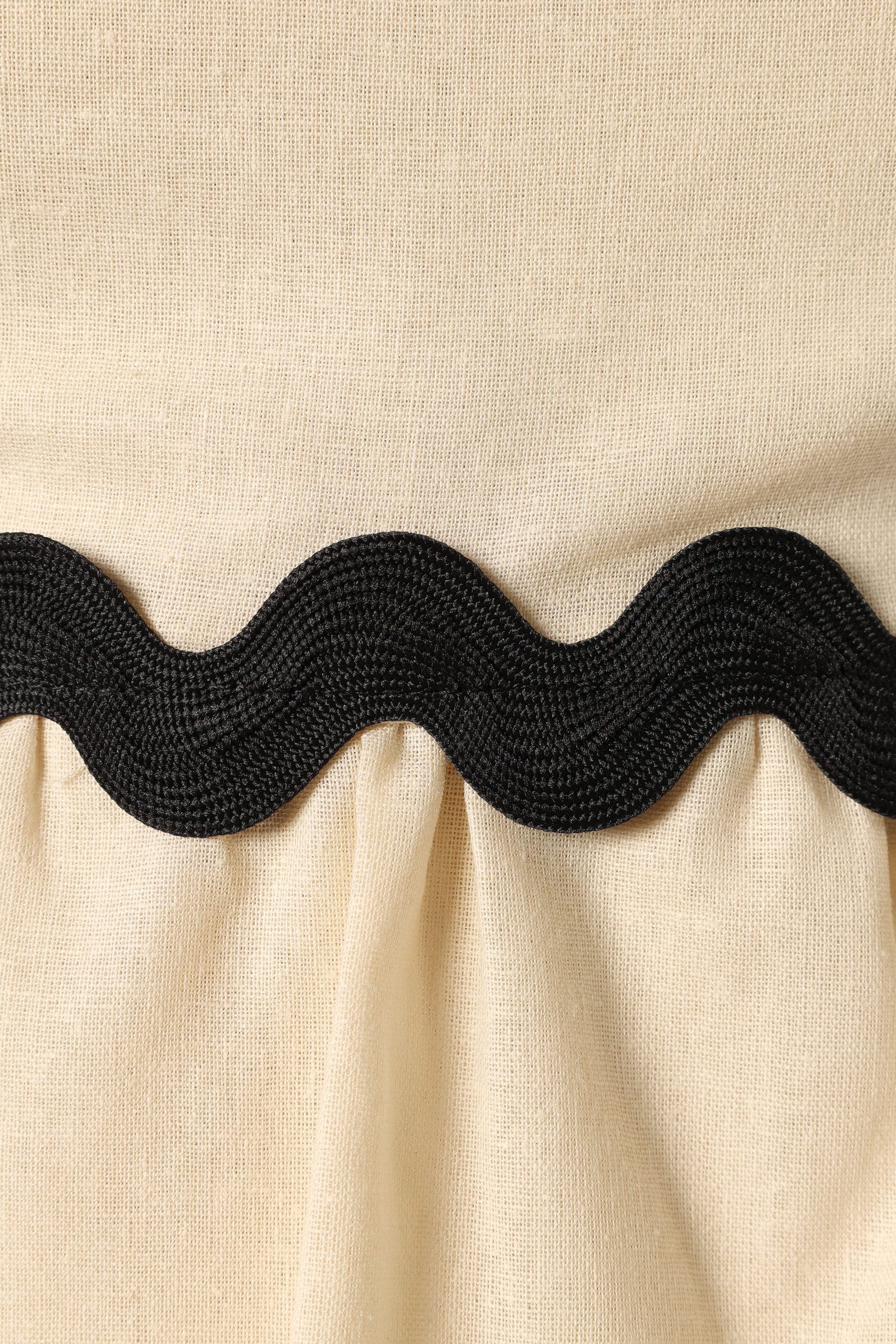 Mollymook Top - Cream Black - Image 8