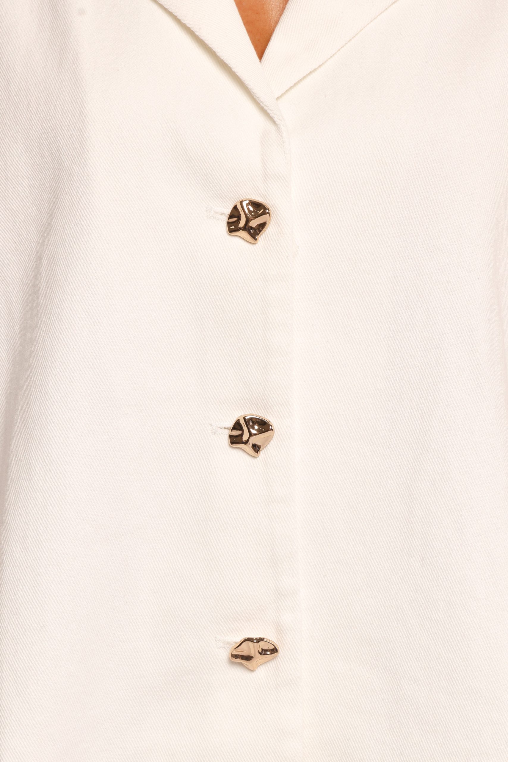 Odelia Denim Shirt - Off White - Image 7