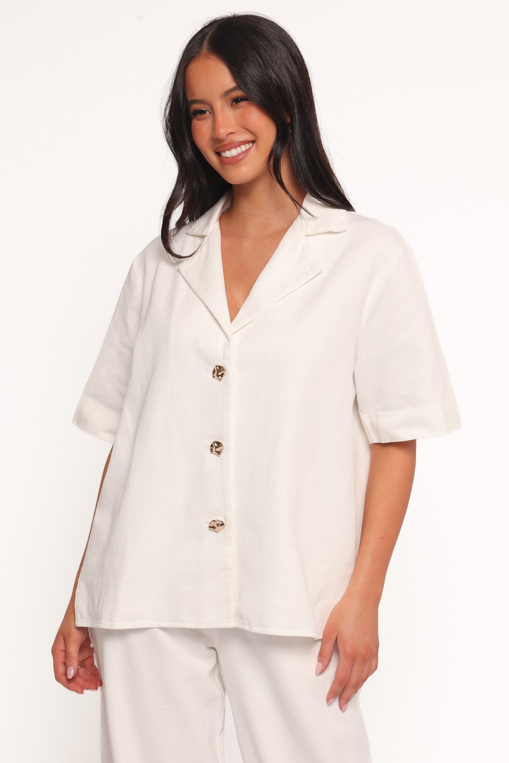 Odelia Denim Shirt - Off White - Image 5