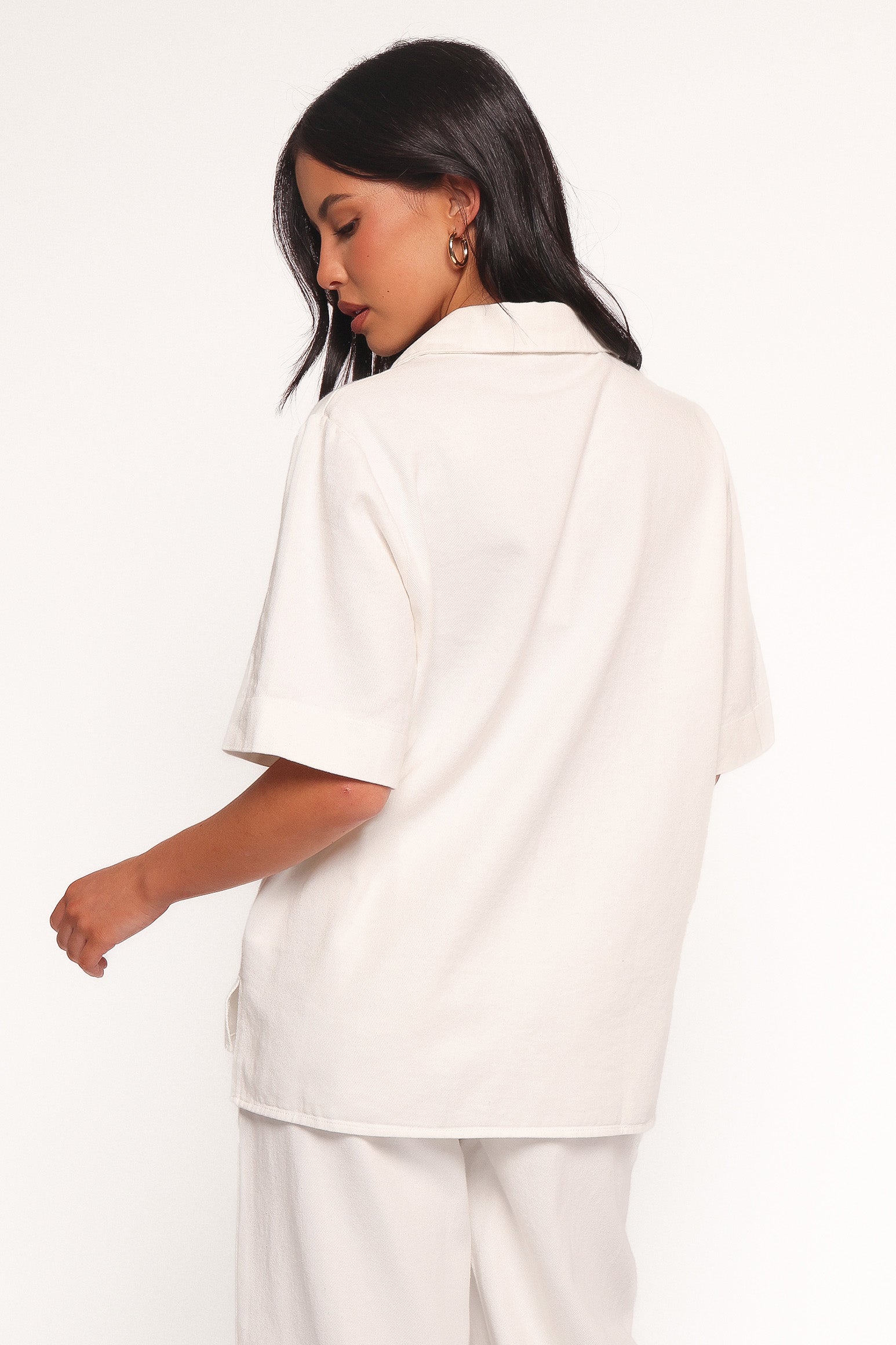 Odelia Denim Shirt - Off White - Image 4