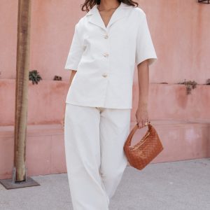 Odelia Denim Shirt - Off White