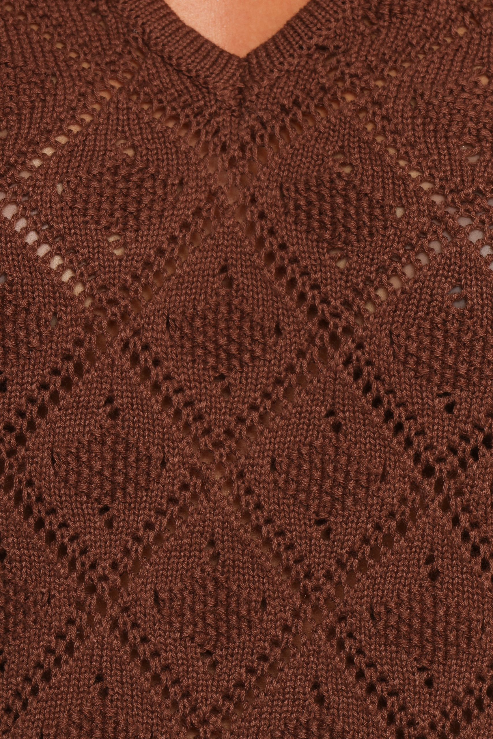 Palma Knit Top - Chocolate - Image 9