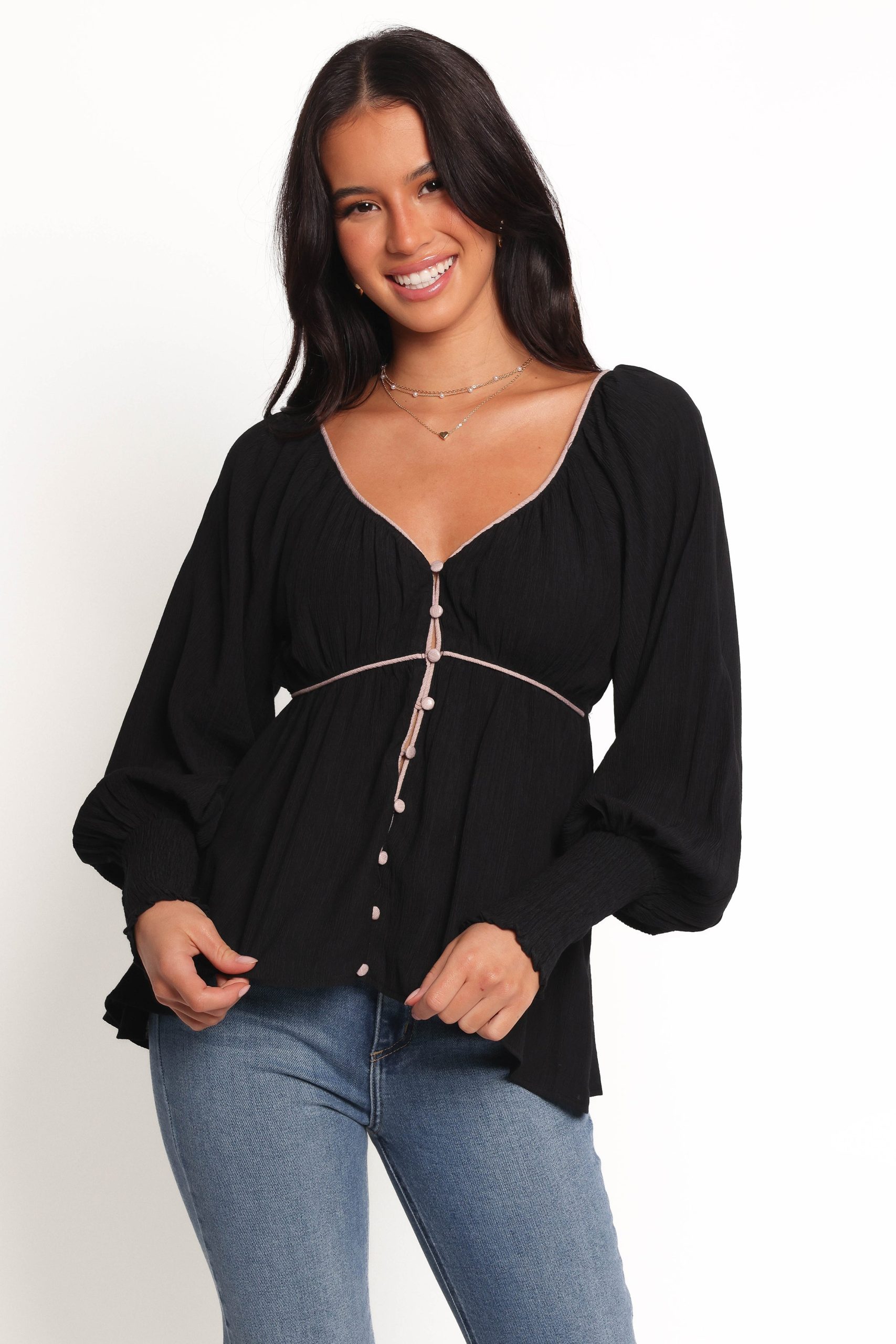 Pannia Top - Black - Image 2