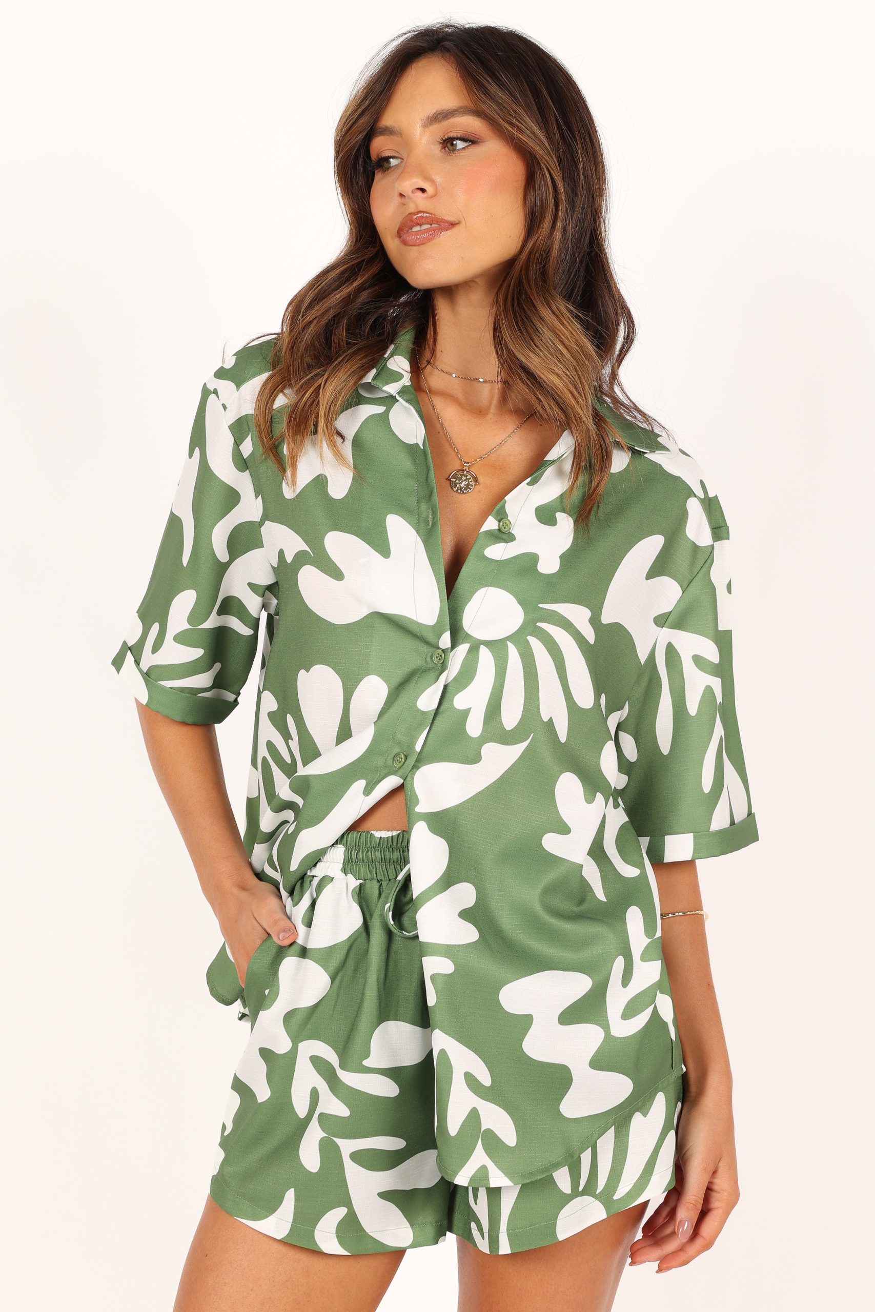 Payton Shirt - Khaki - Image 3