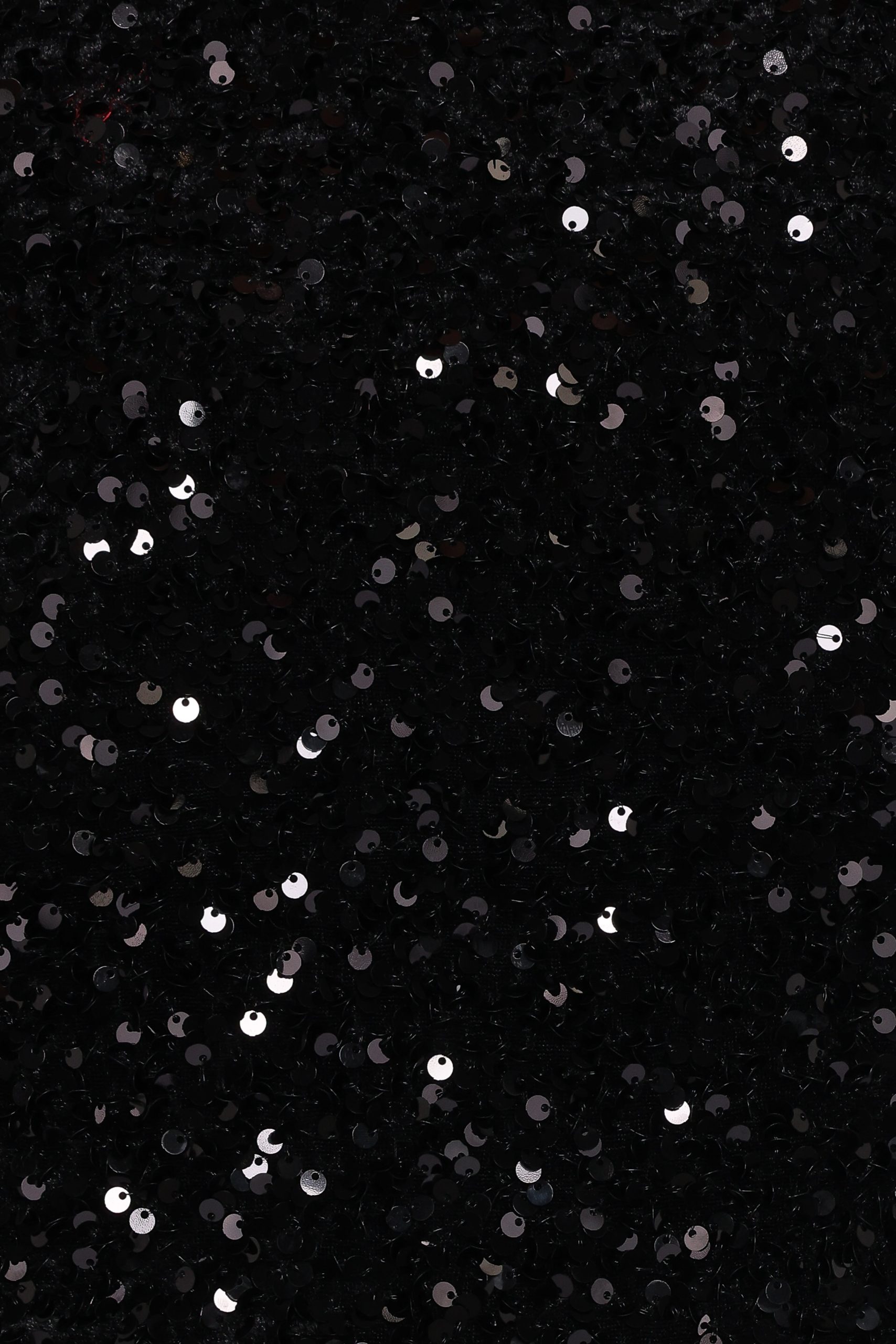 Quinne Cropped Sequin Top - Black - Image 7