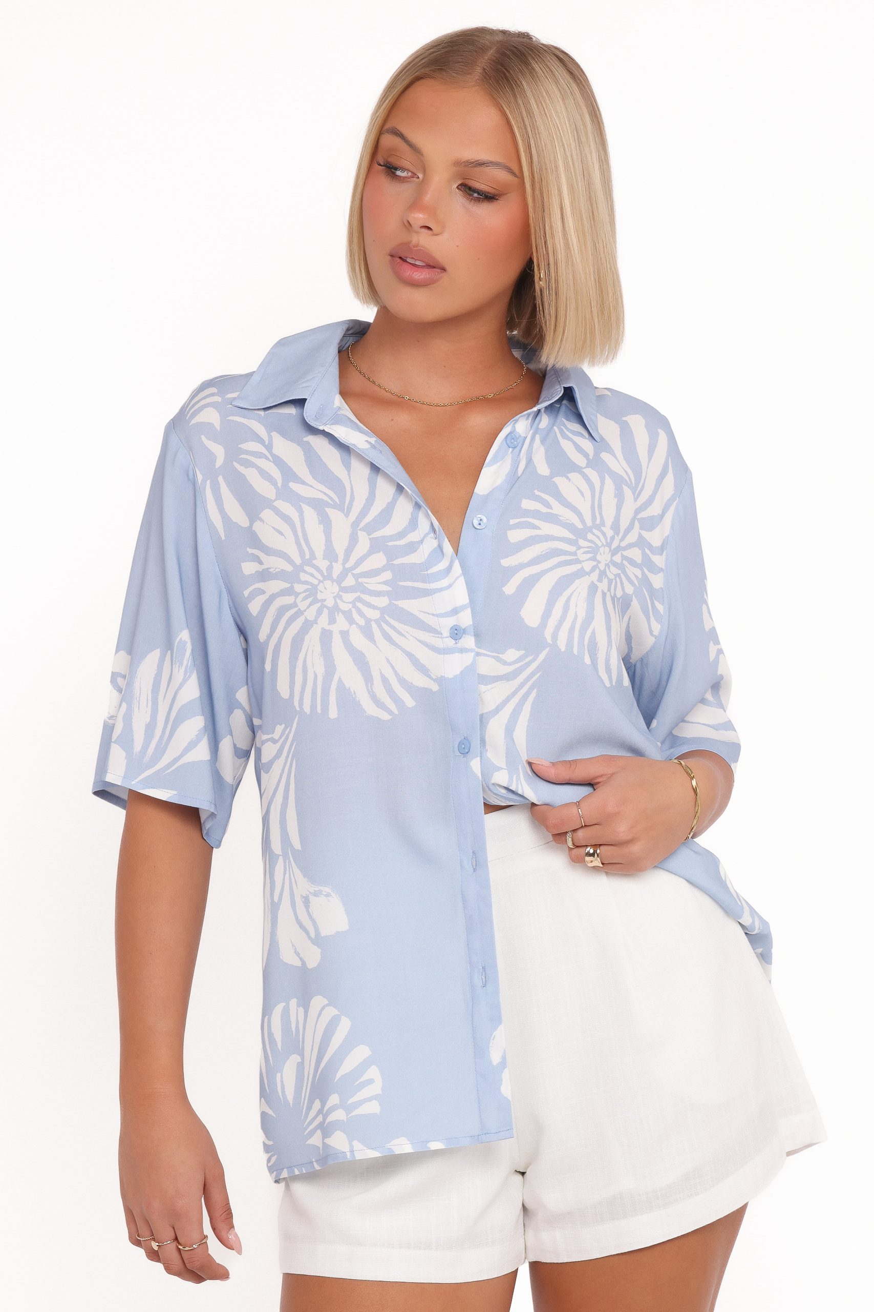Riva Short Sleeve Shirt - Shell Print - Image 6