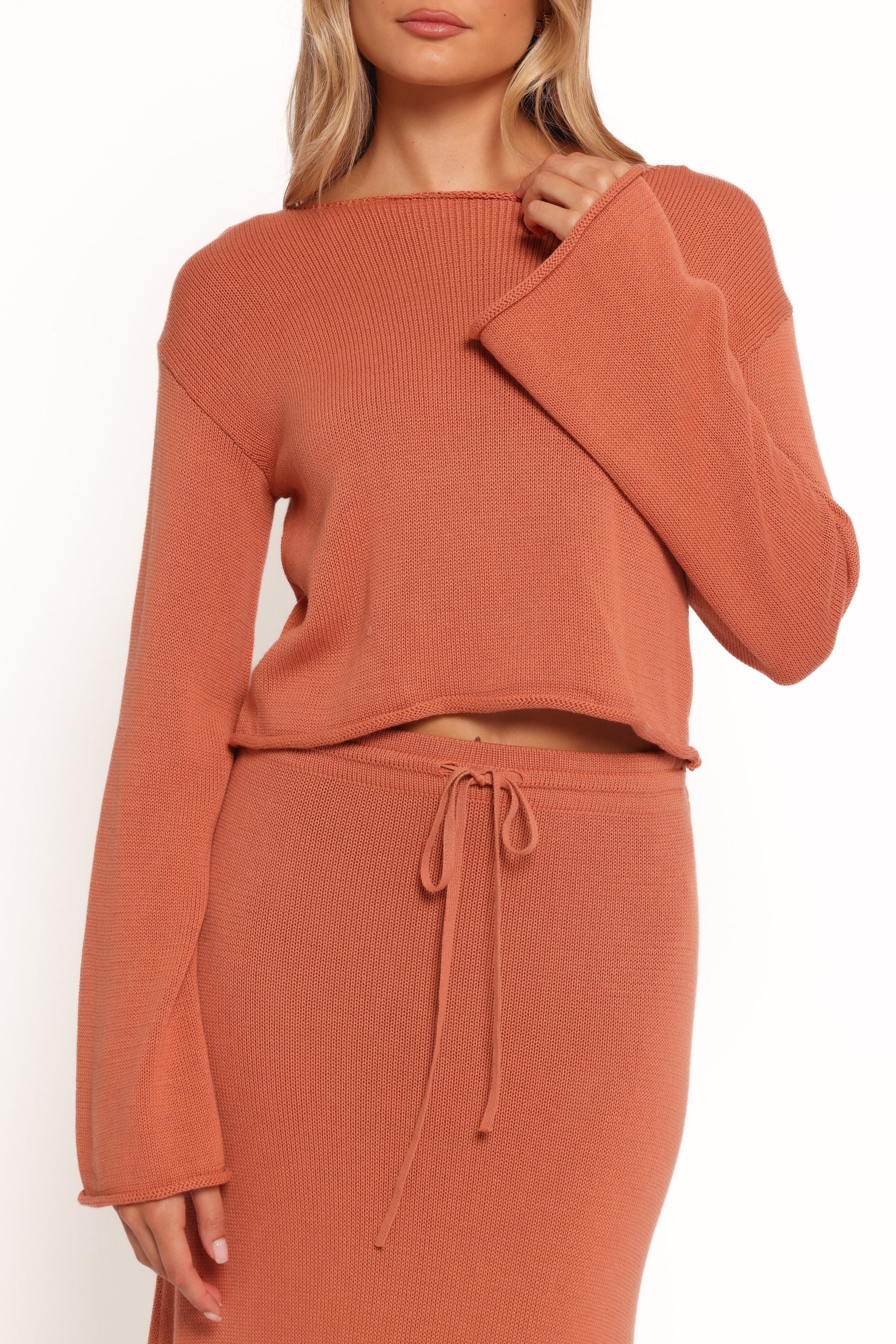 Rooney Knit Sweater - Cinnamon - Image 4