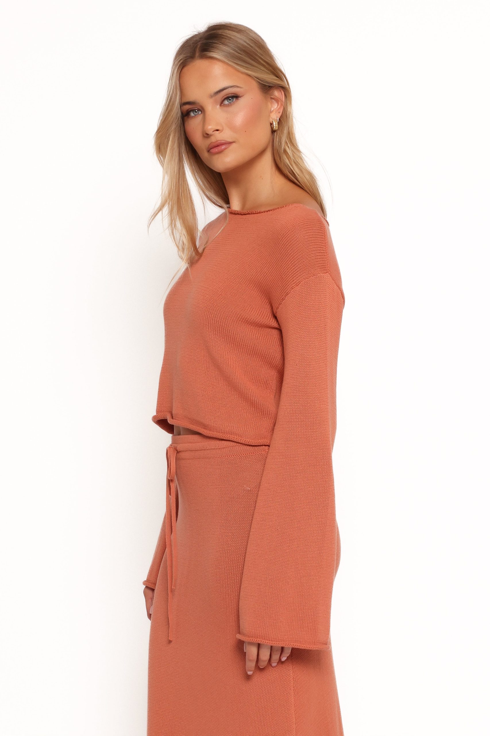 Rooney Knit Sweater - Cinnamon - Image 5