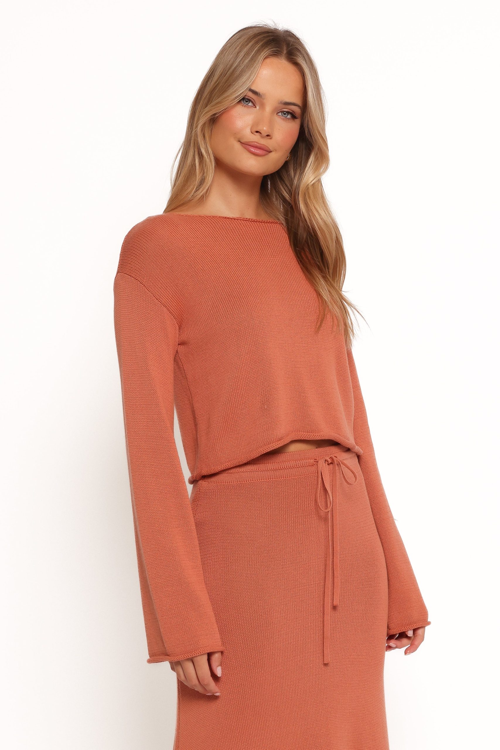 Rooney Knit Sweater - Cinnamon - Image 7
