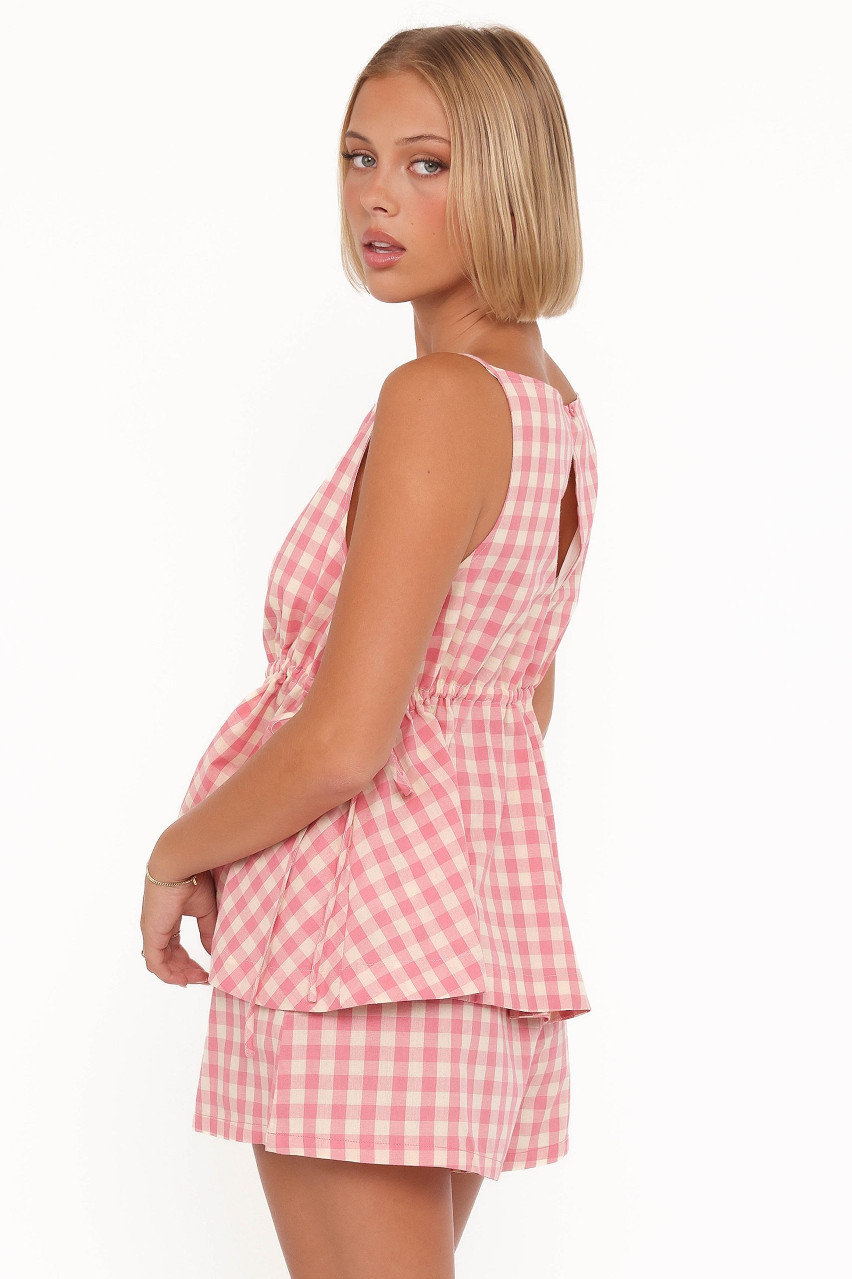 Rory Top - Pink Gingham - Image 5