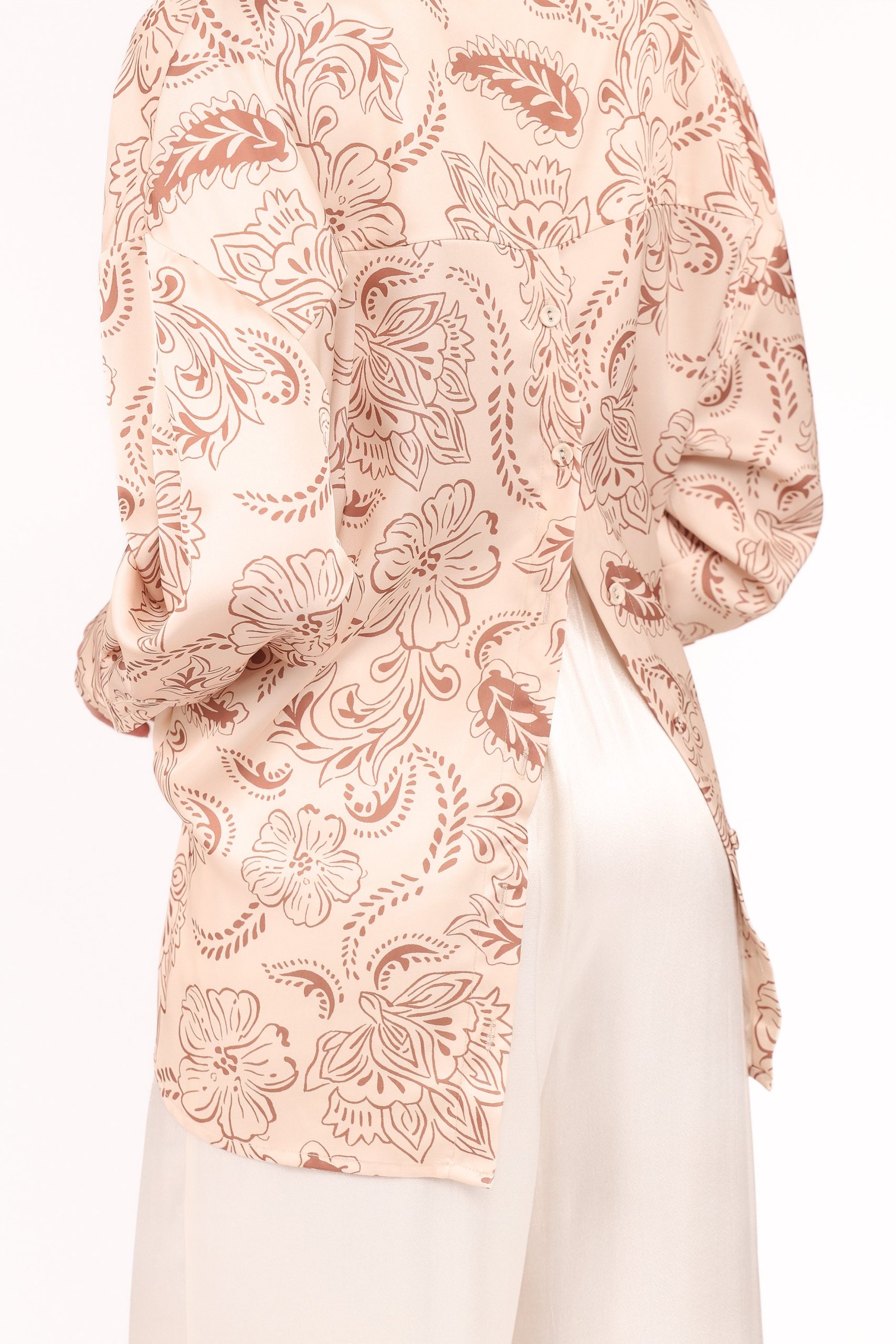 Rosalie Shirt - Brown Paisley - Image 3