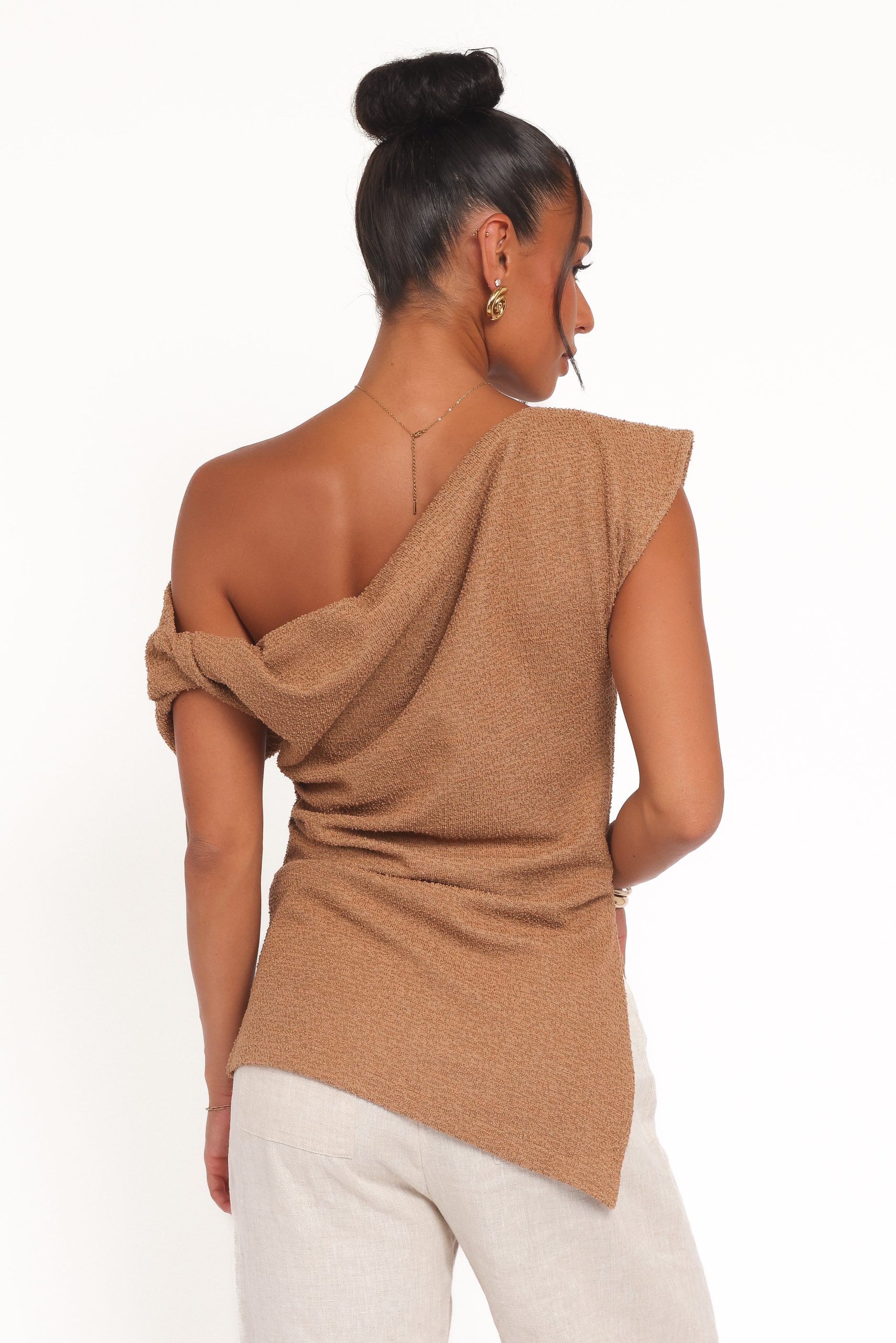 Selma Knit Top - Brown - Image 5
