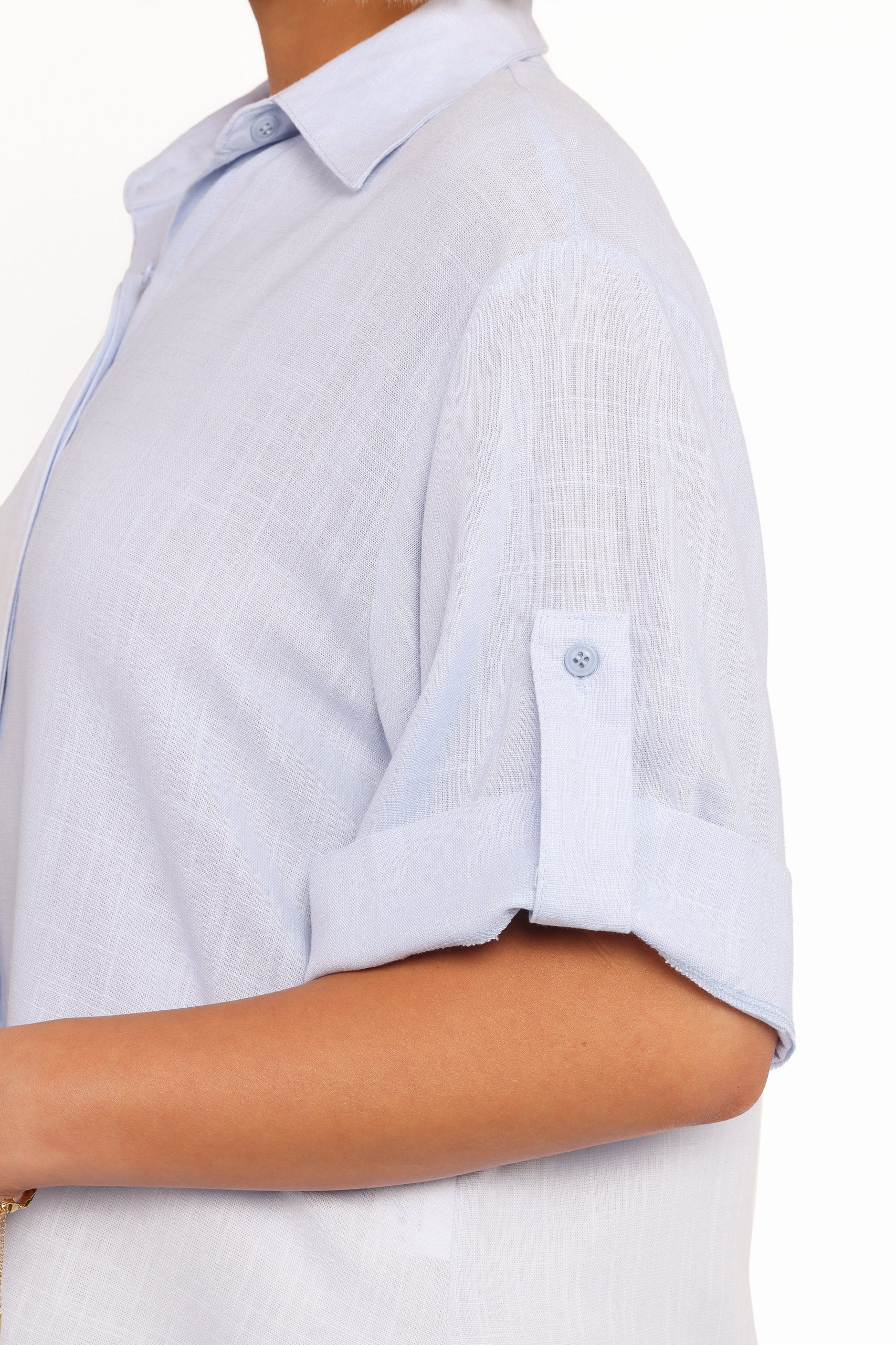 Shelley Short Sleeve Shirt - Pale Blue - Image 7