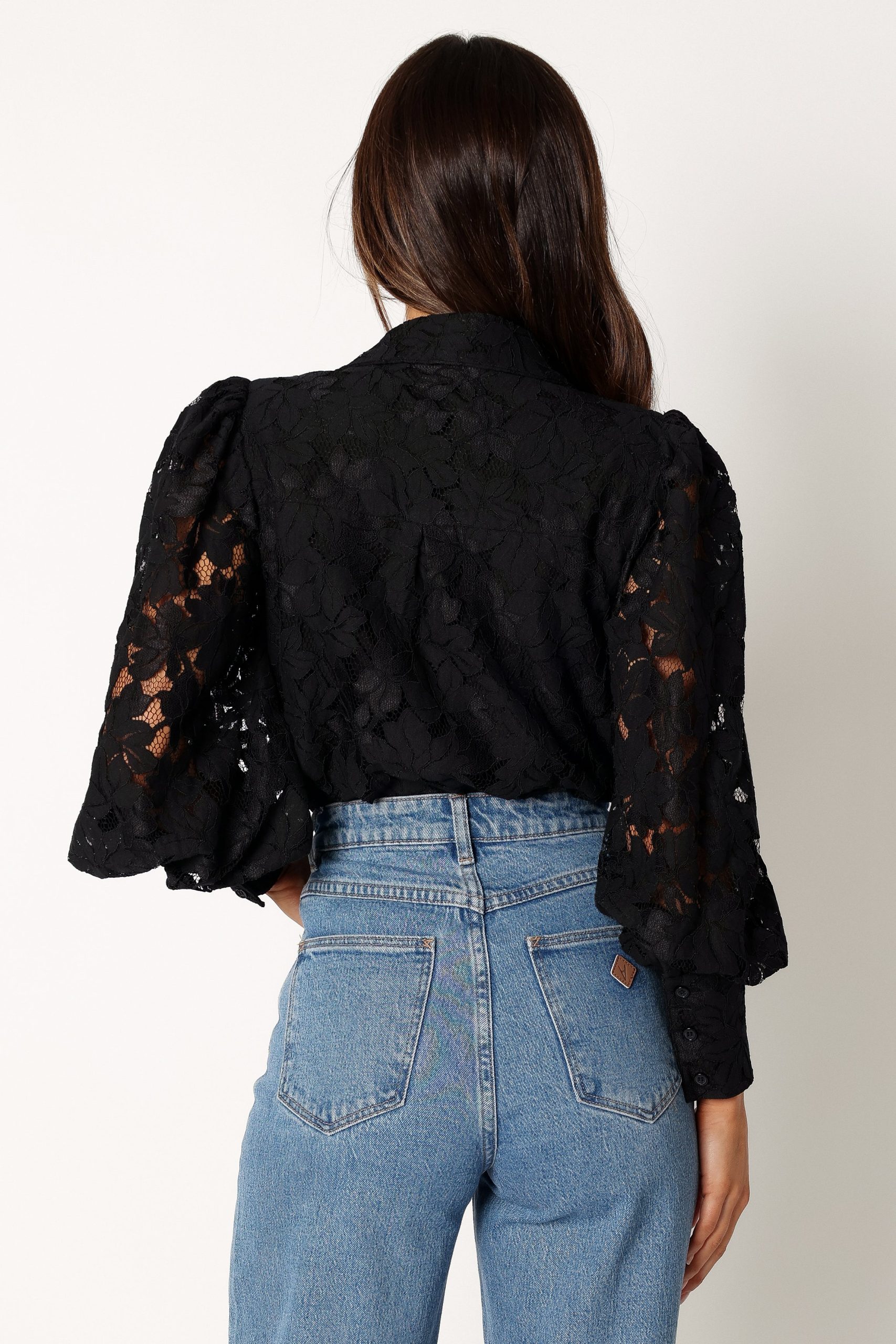 Tadeo Lace Shirt - Black - Image 5
