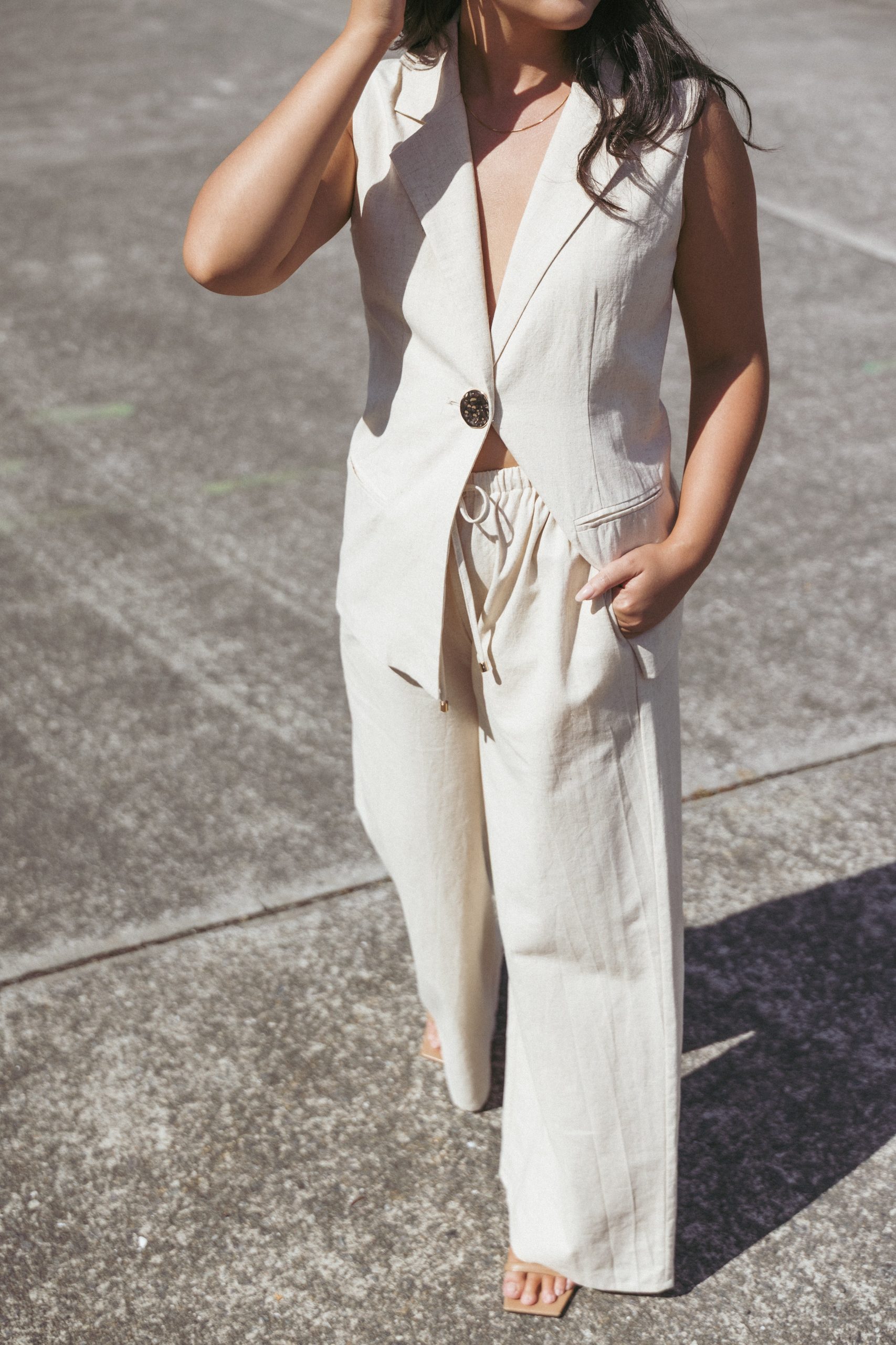Trula Vest - Oatmeal - Image 9