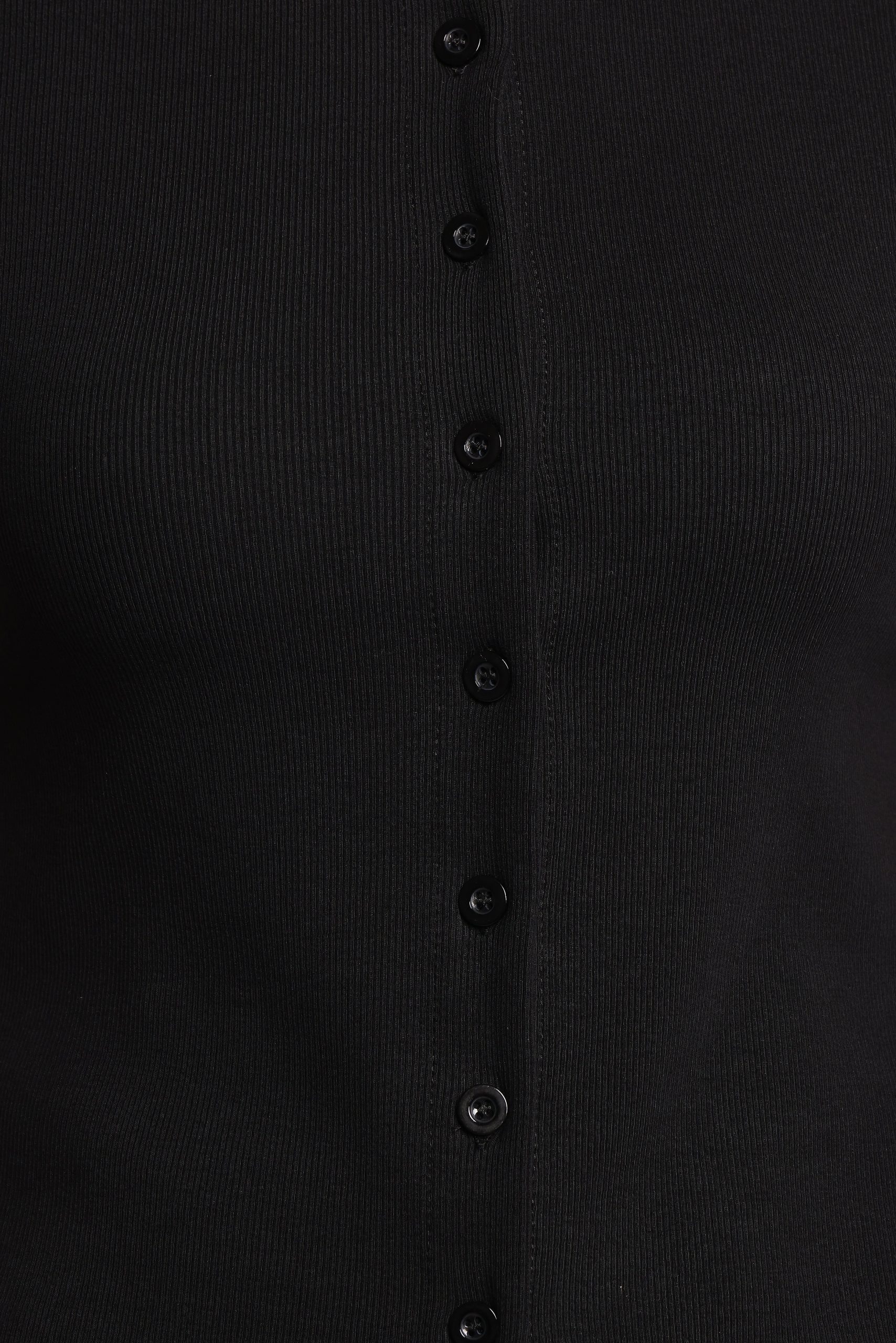 Tylarah Short Sleeve Cardigan Top - Black - Image 7