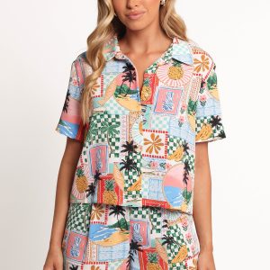 Valeria Shirt - Off White Multi