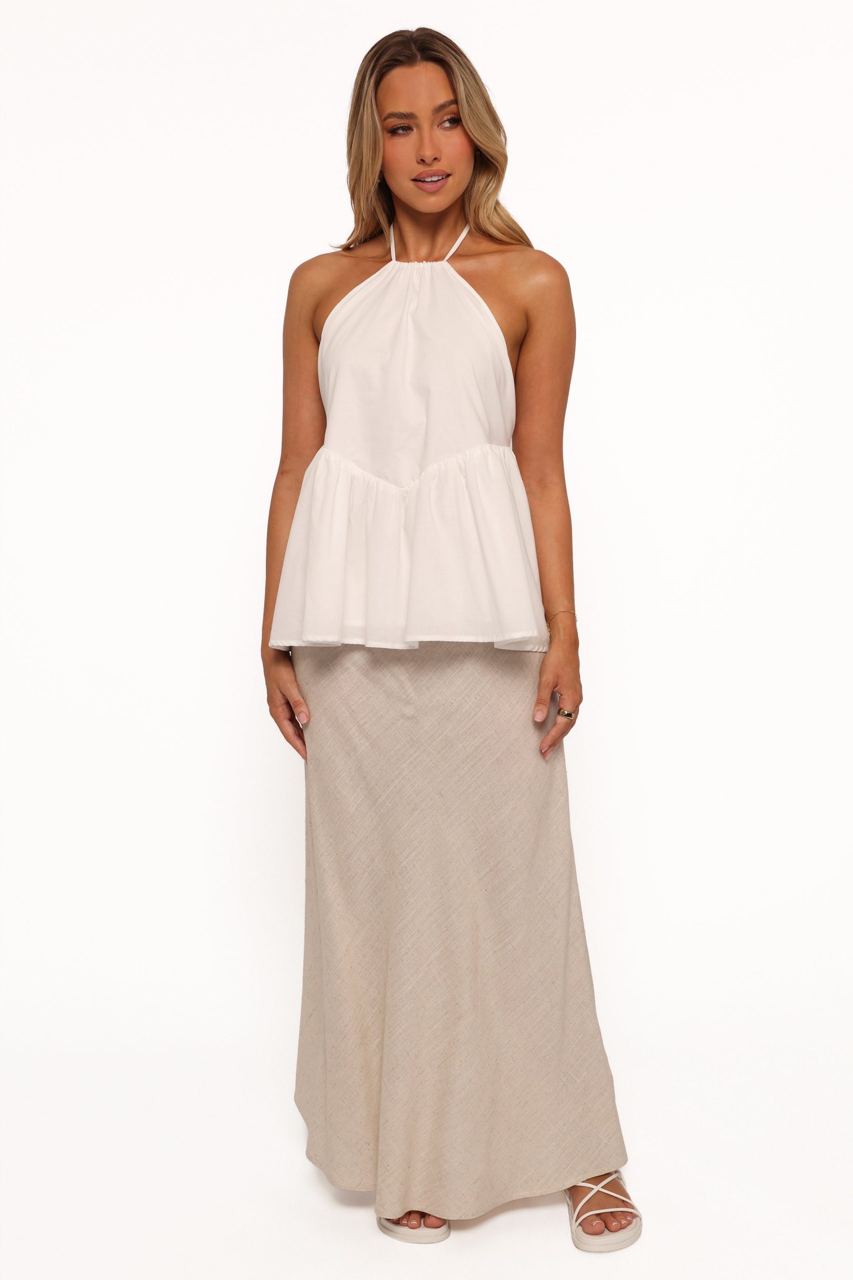 Vanessa Halterneck Top - White - Image 4