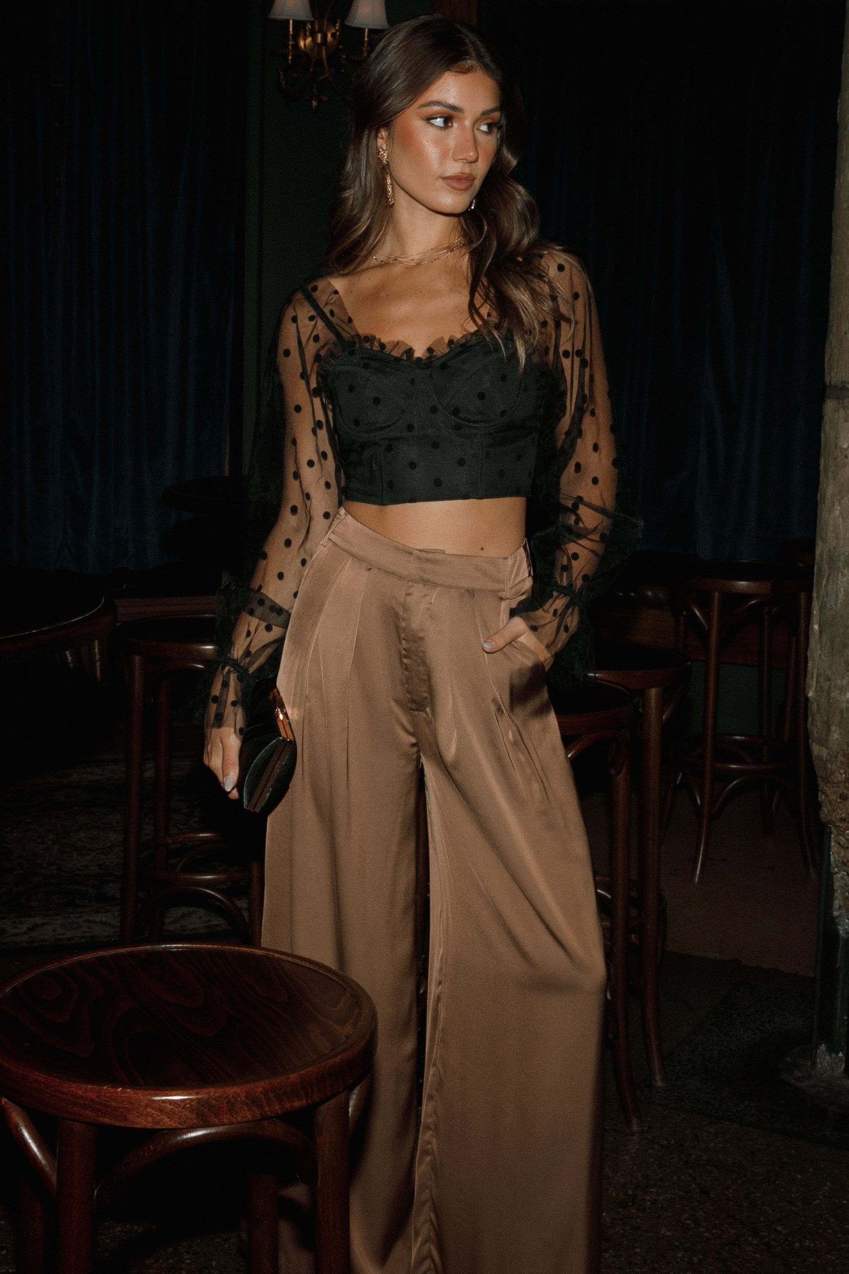 Varinka Top - Black - Image 2