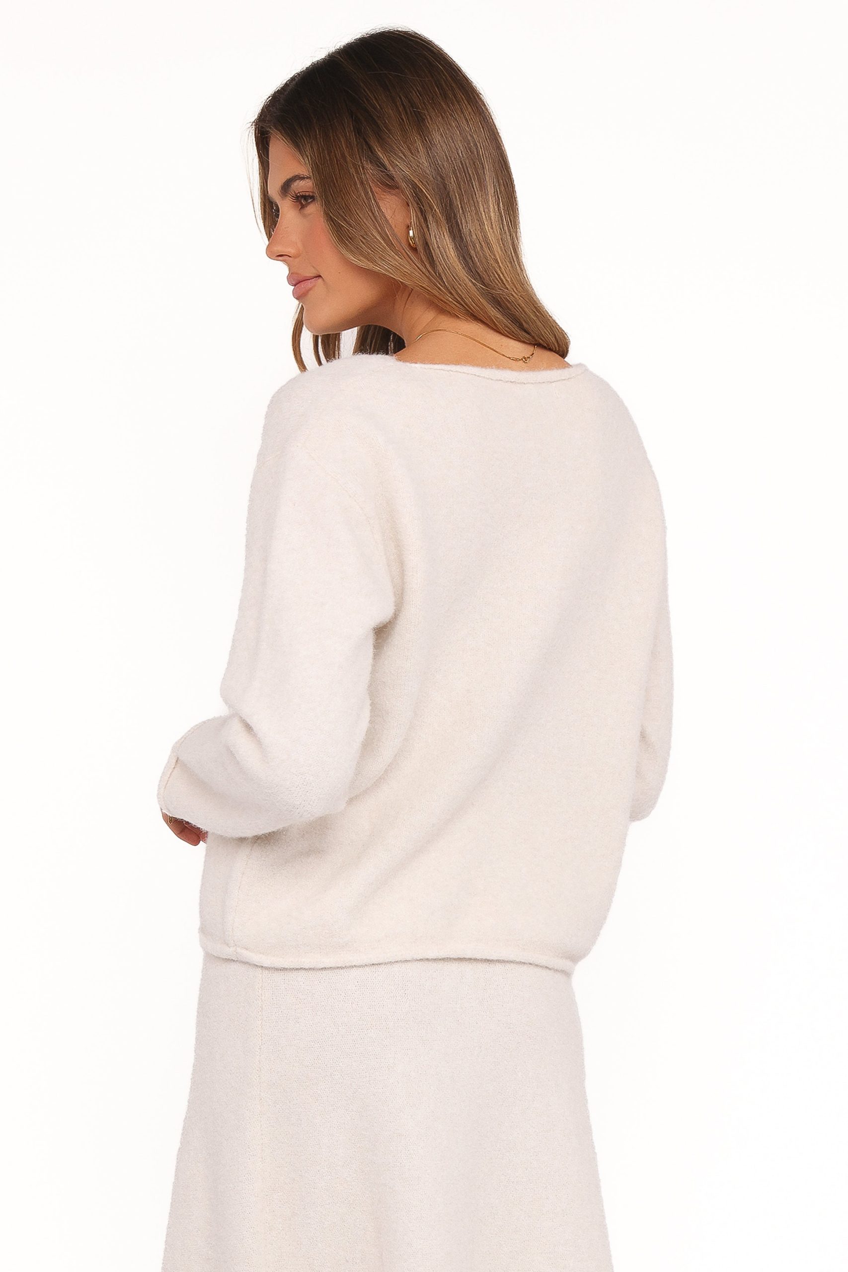 Willis Knitted Top - Cream - Image 4