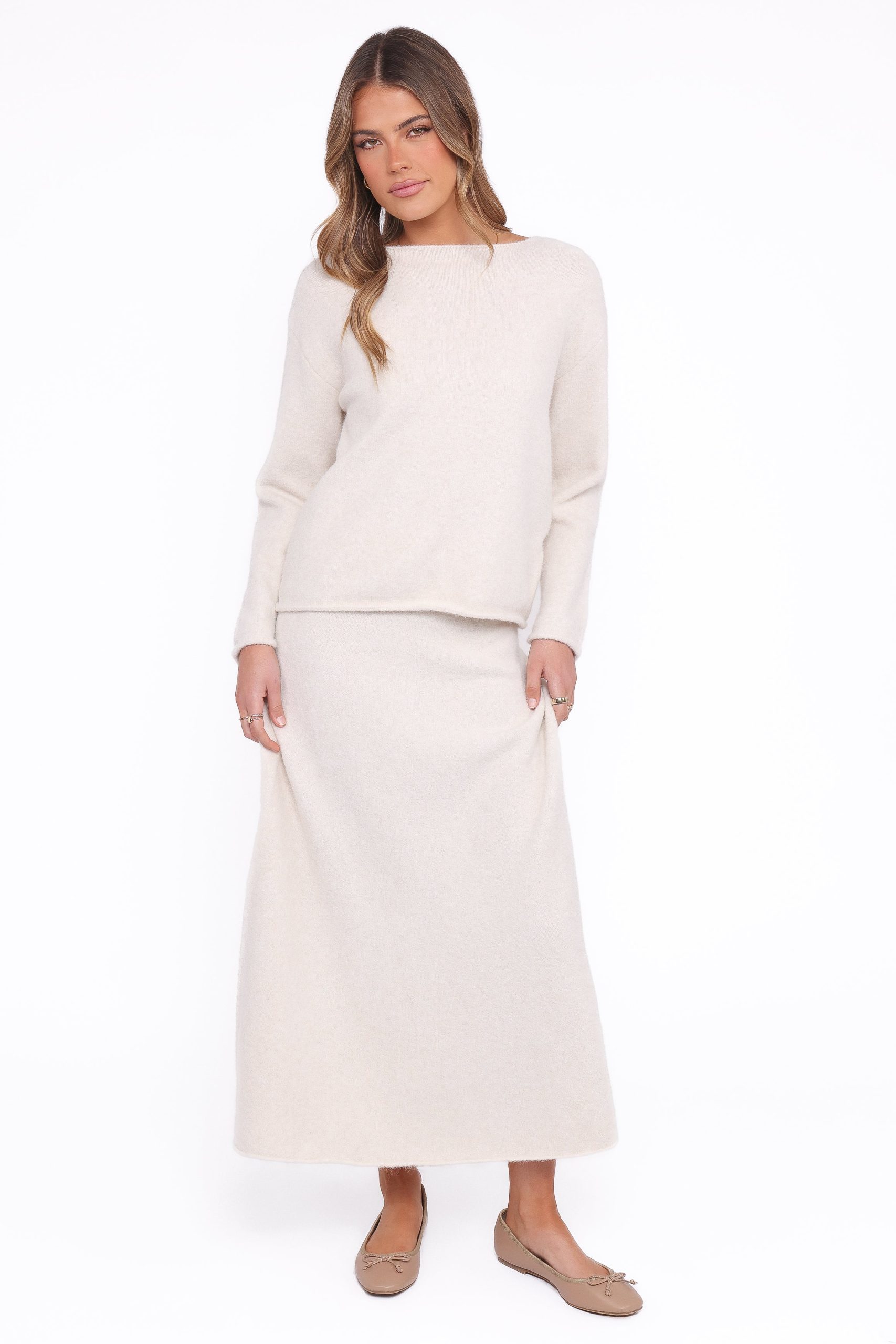 Willis Knitted Top - Cream - Image 5