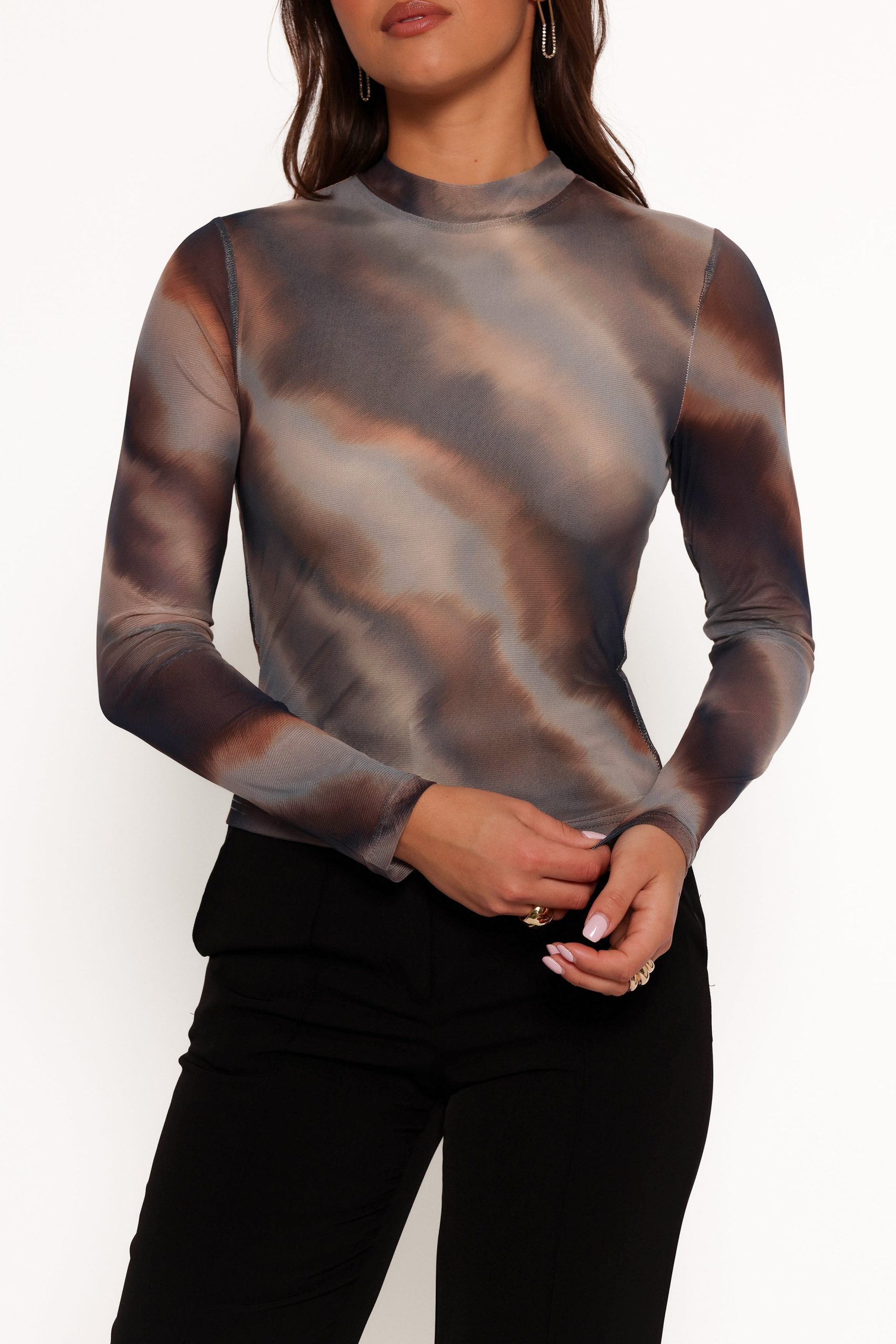 Zallocco Long Sleeve Top - Ombre Stripe - Image 8