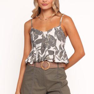 Zuva Top - Vineyard Green